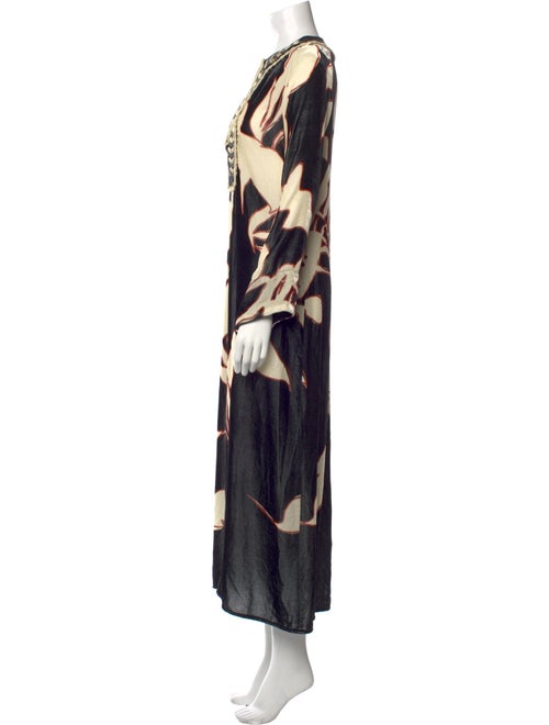 Johanna Ortiz Printed Long Dress