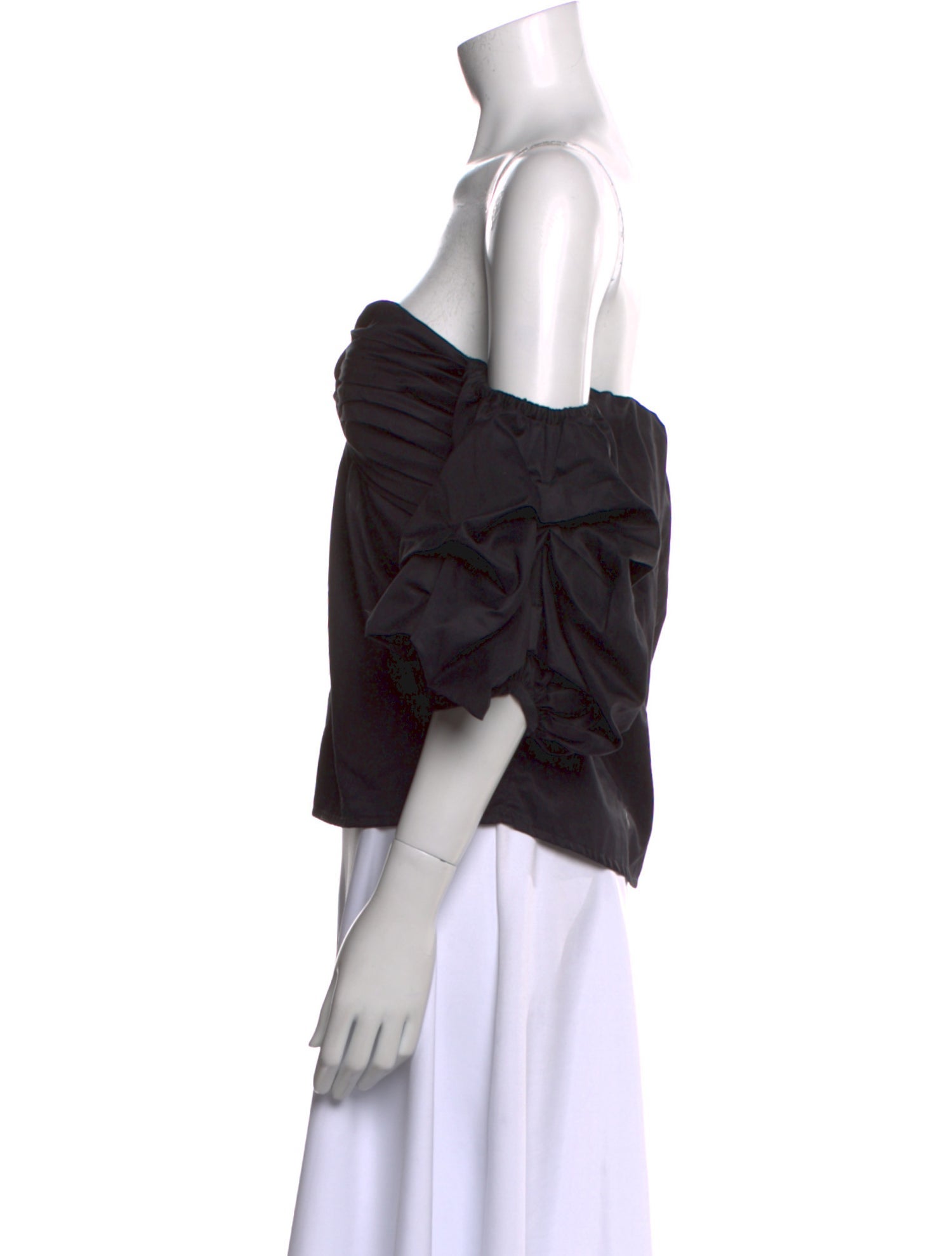 Johanna Ortiz Off-The-Shoulder Three-Quarter Sleeve Blouse