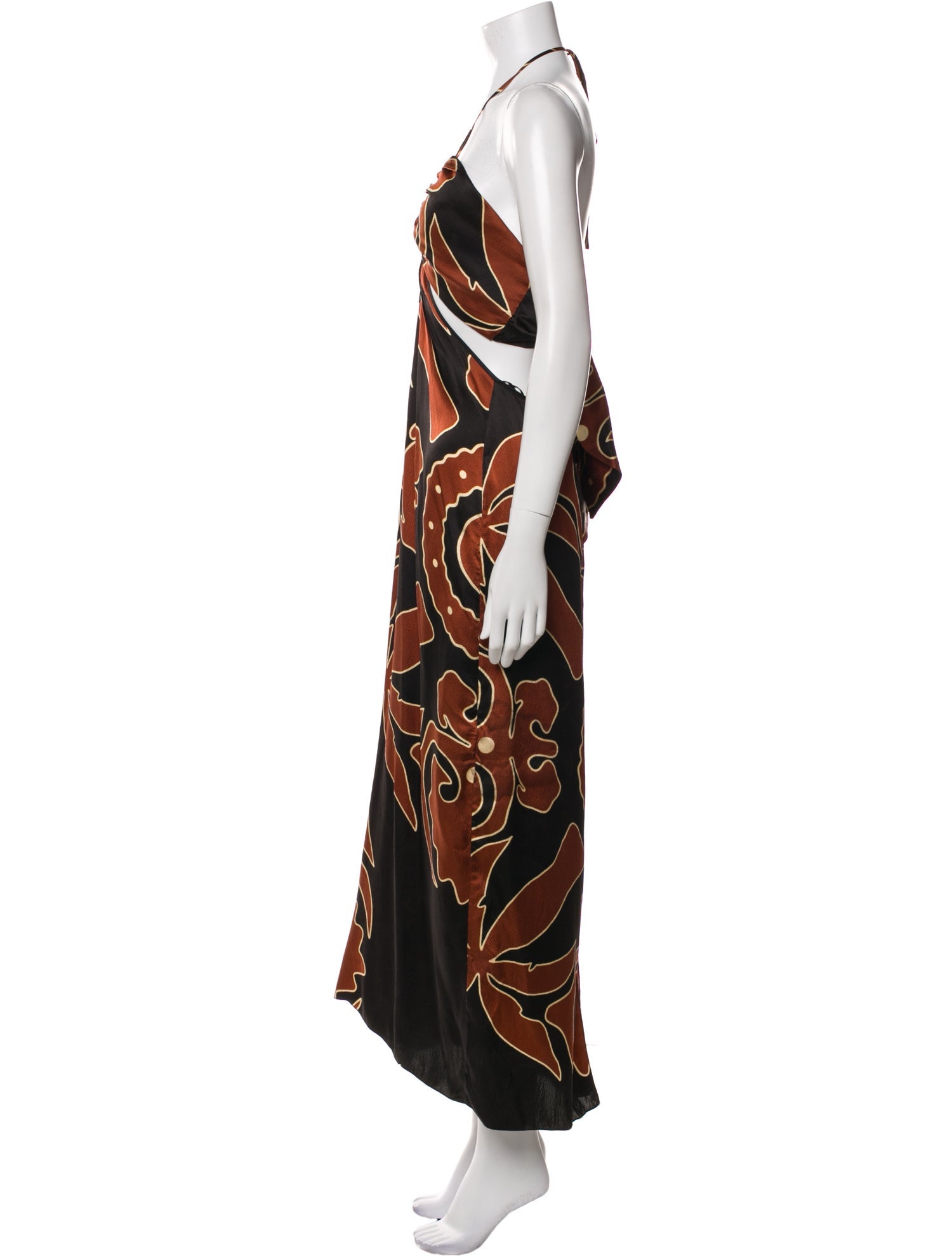 Johanna Ortiz Silk Long Dress