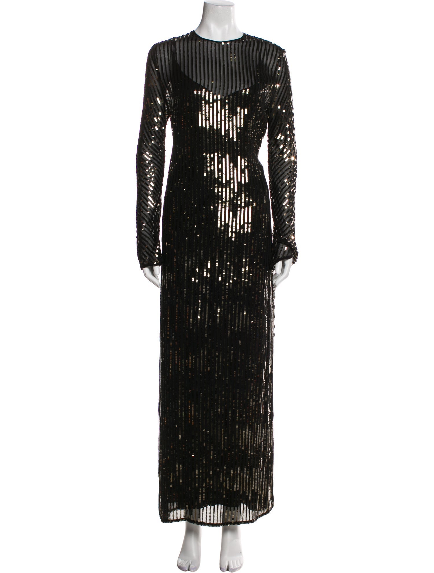 Johanna Ortiz Striped Long Dress