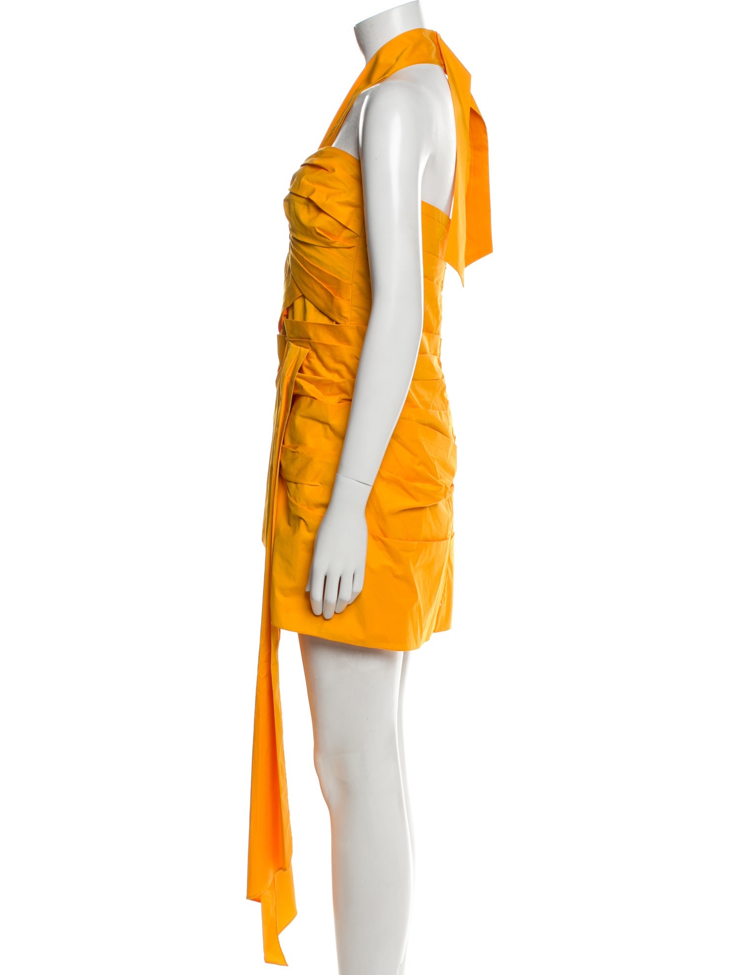 Johanna Ortiz Halterneck Mini Dress