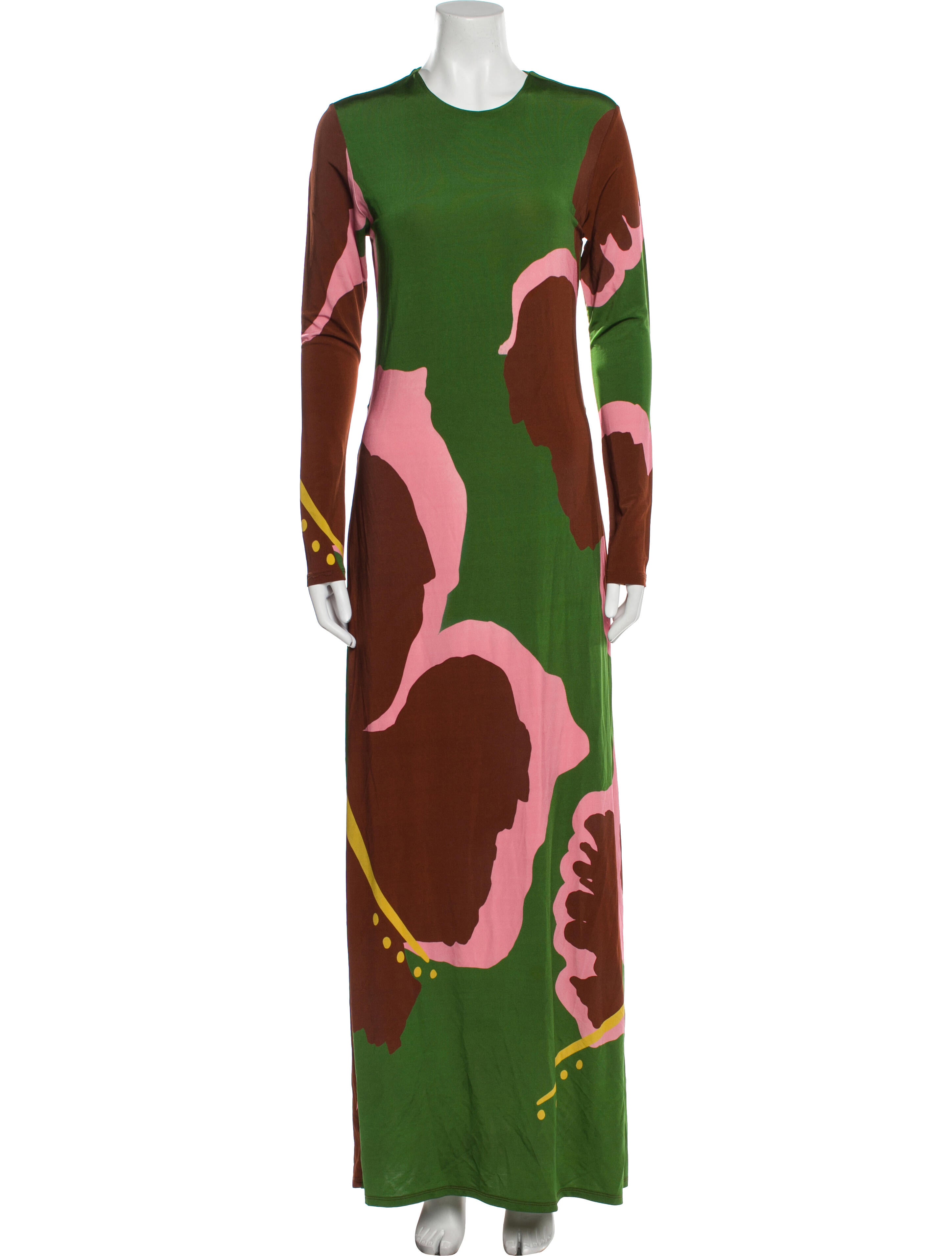 Johanna Ortiz Printed Long Dress