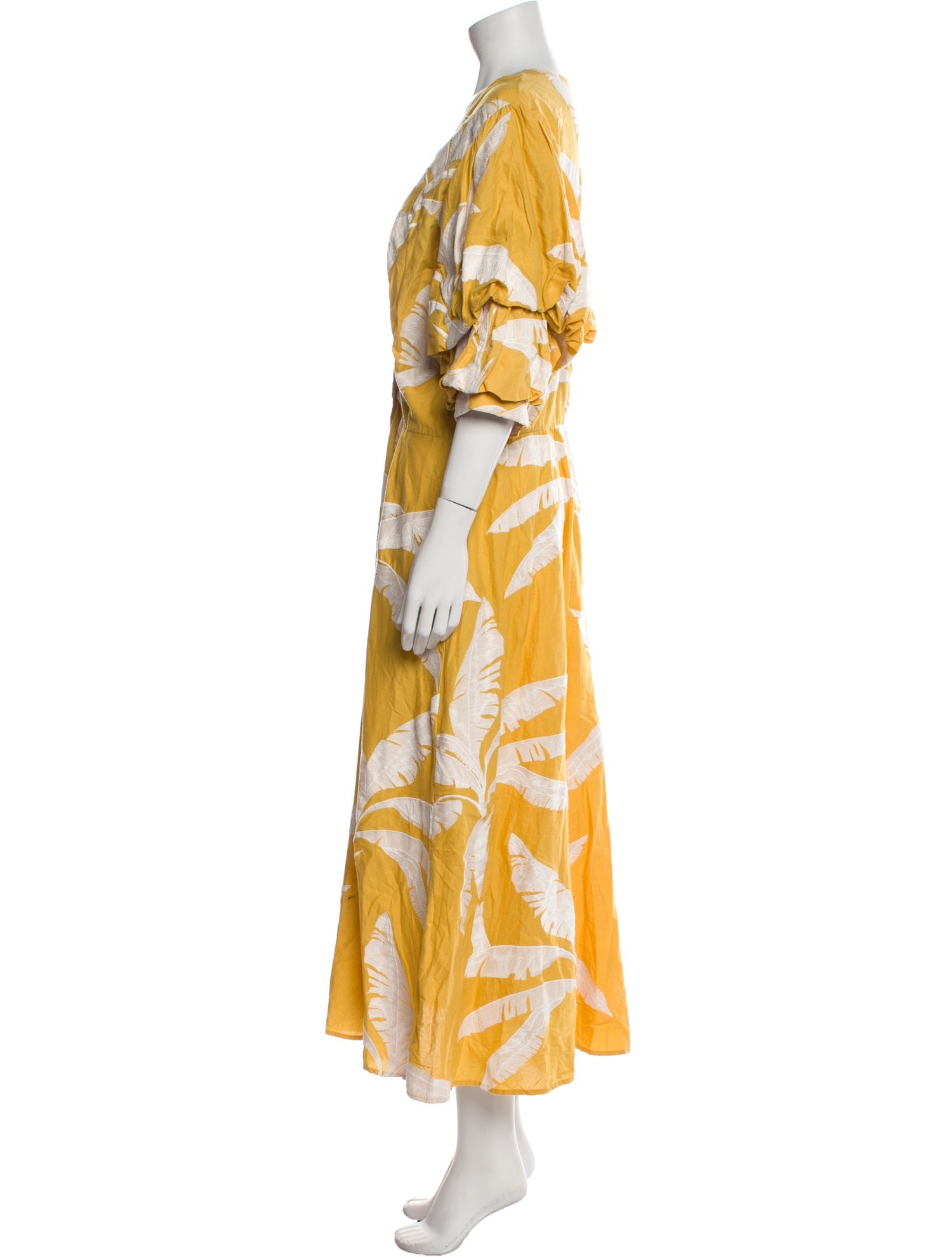 Johanna Ortiz Floral Print Long Dress