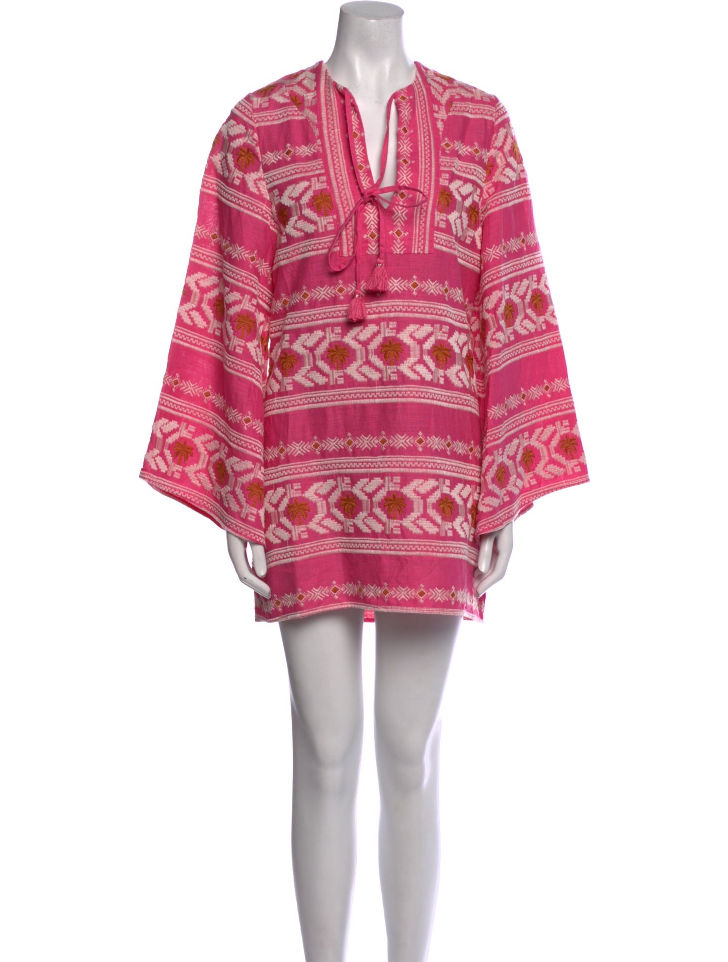 Johanna Ortiz Printed Mini Dress