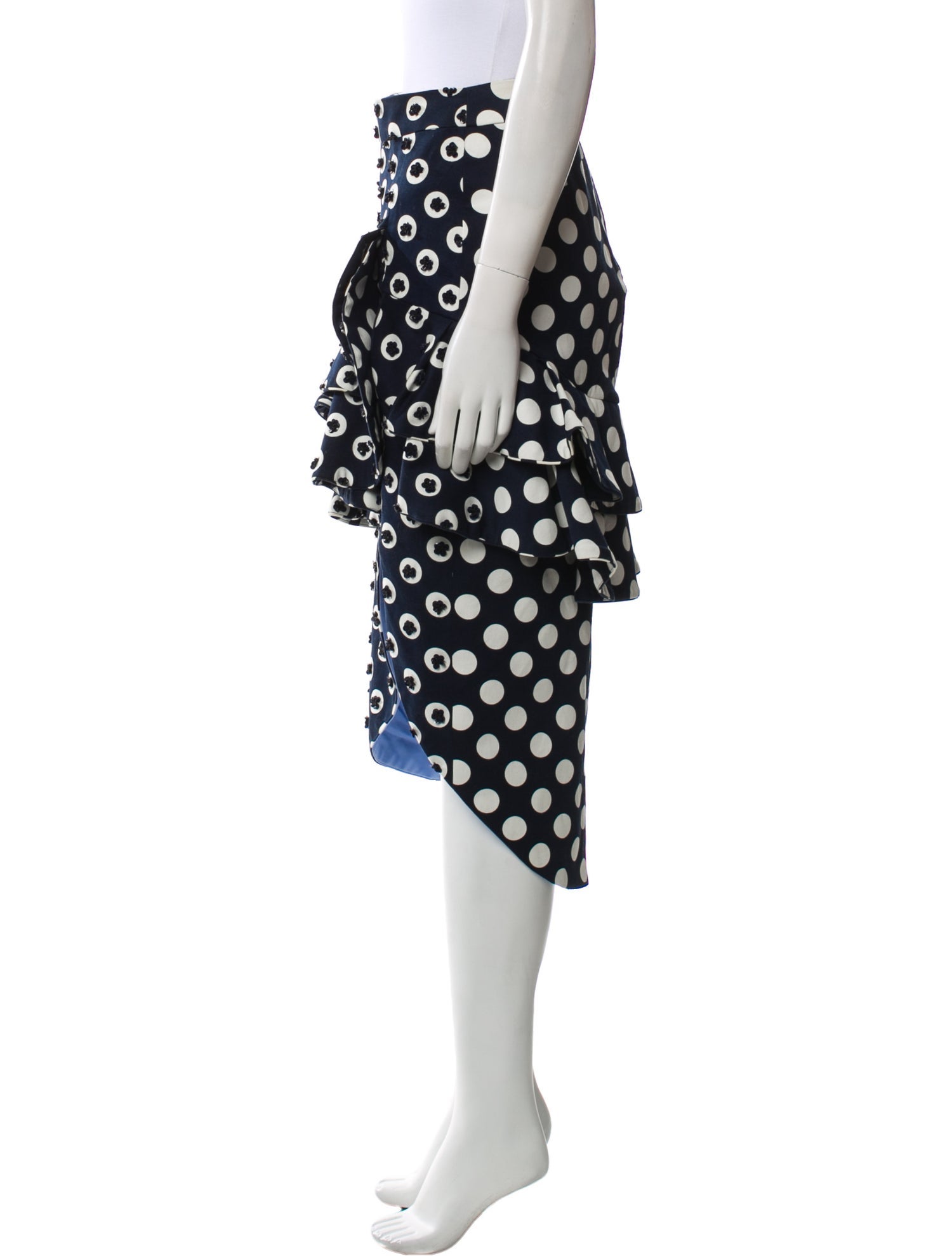 Johanna Ortiz Printed Midi Length Skirt