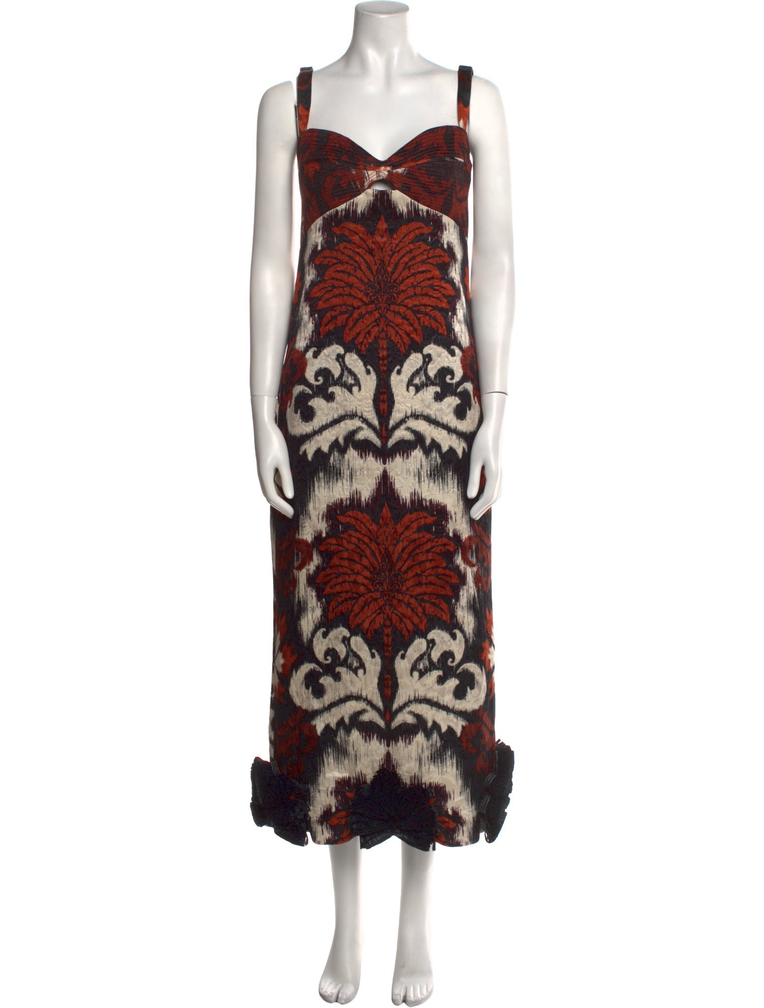 Johanna Ortiz Printed Long Dress