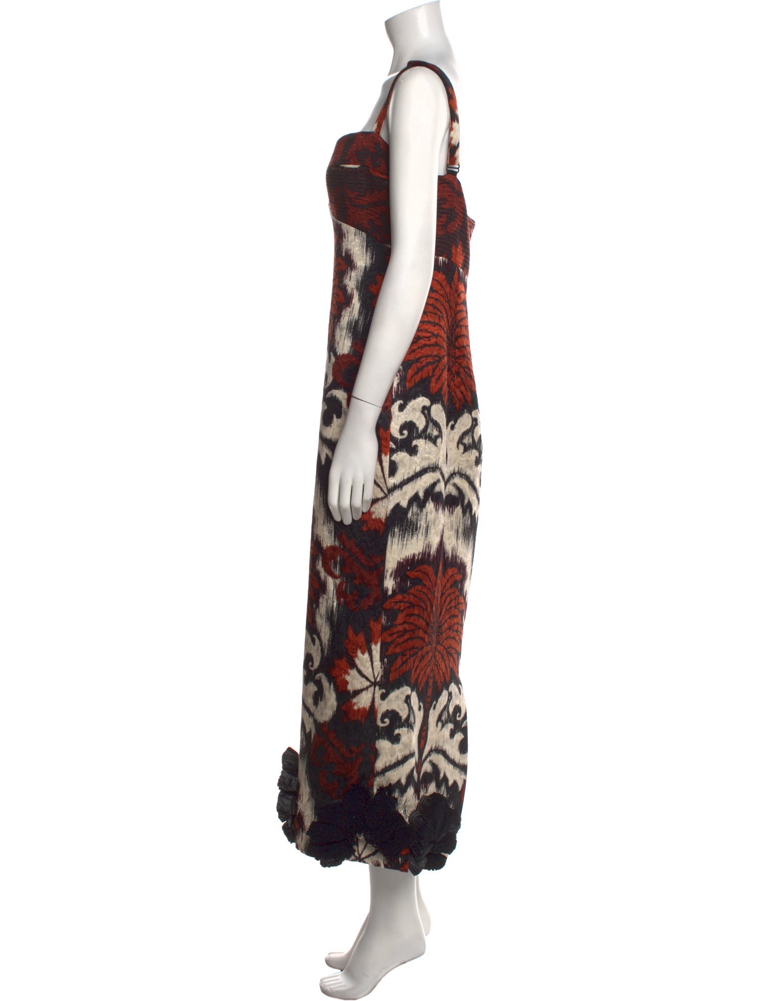 Johanna Ortiz Printed Long Dress