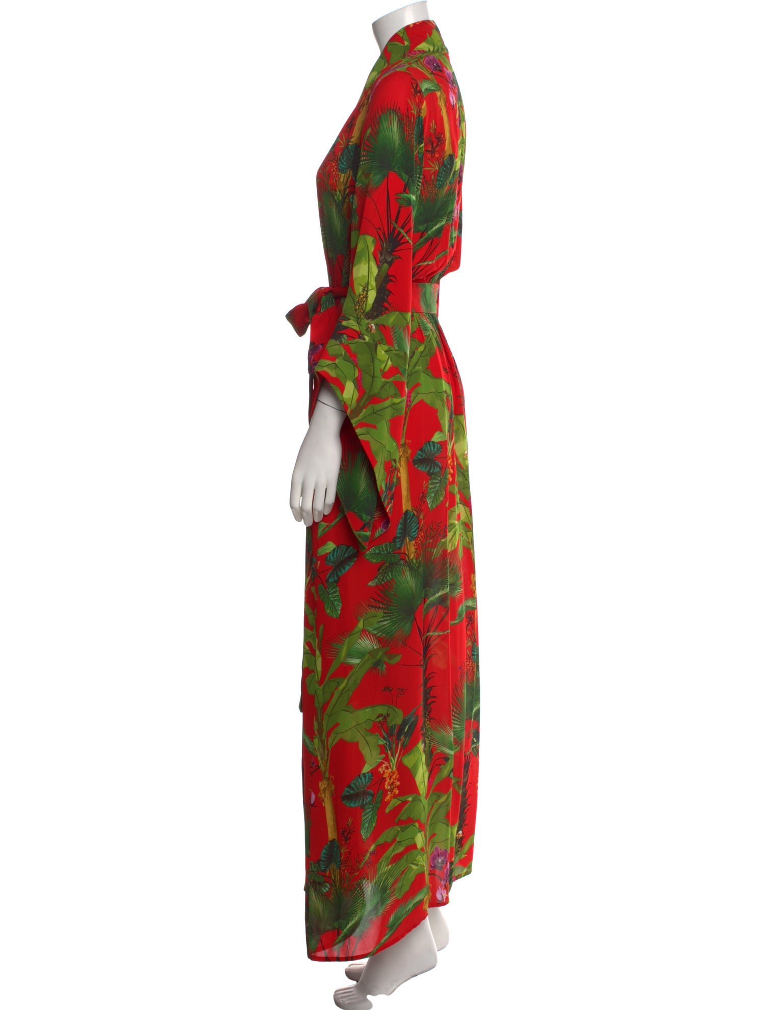 Johanna Ortiz Floral Print Long Dress