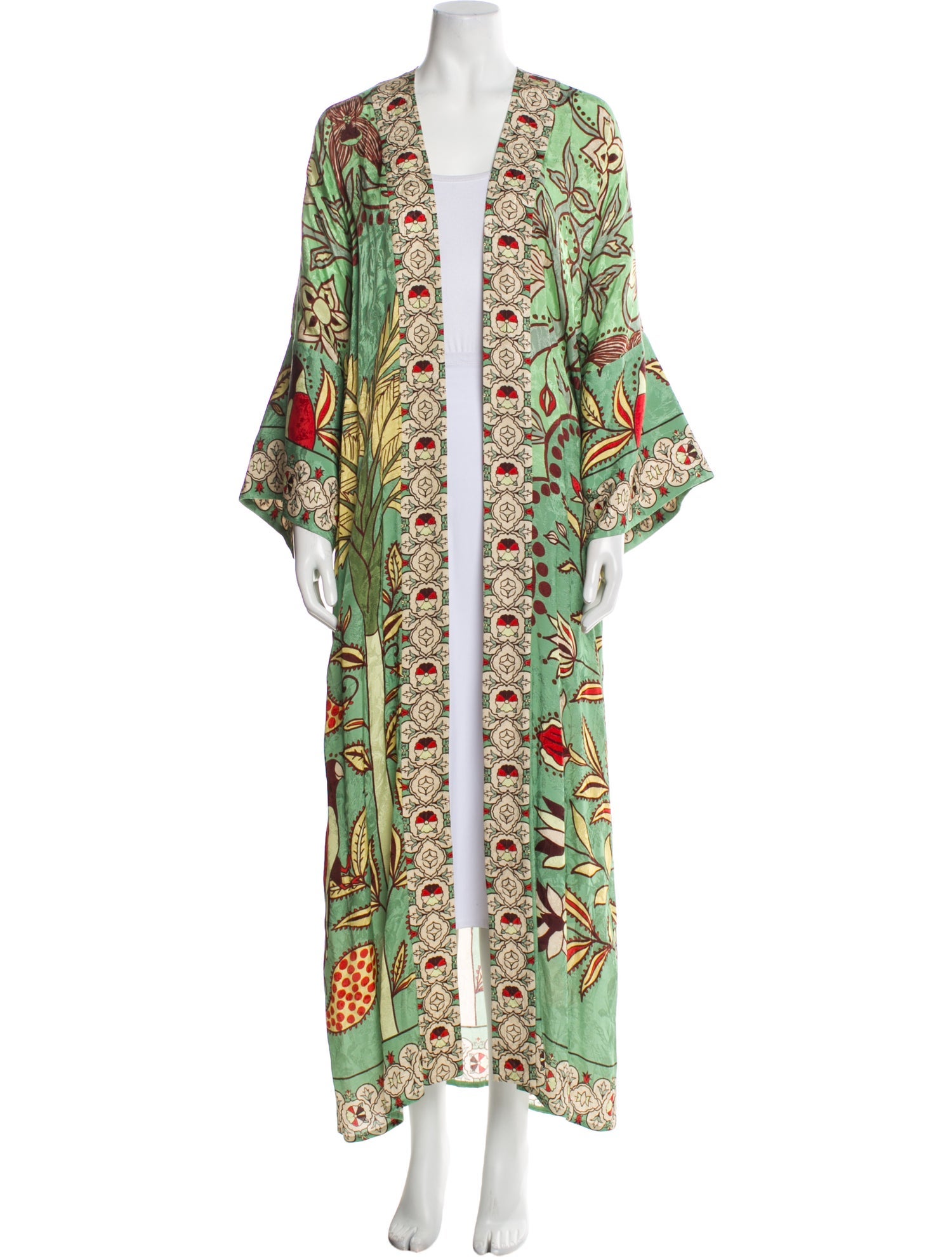 Johanna Ortiz Floral Print Coat