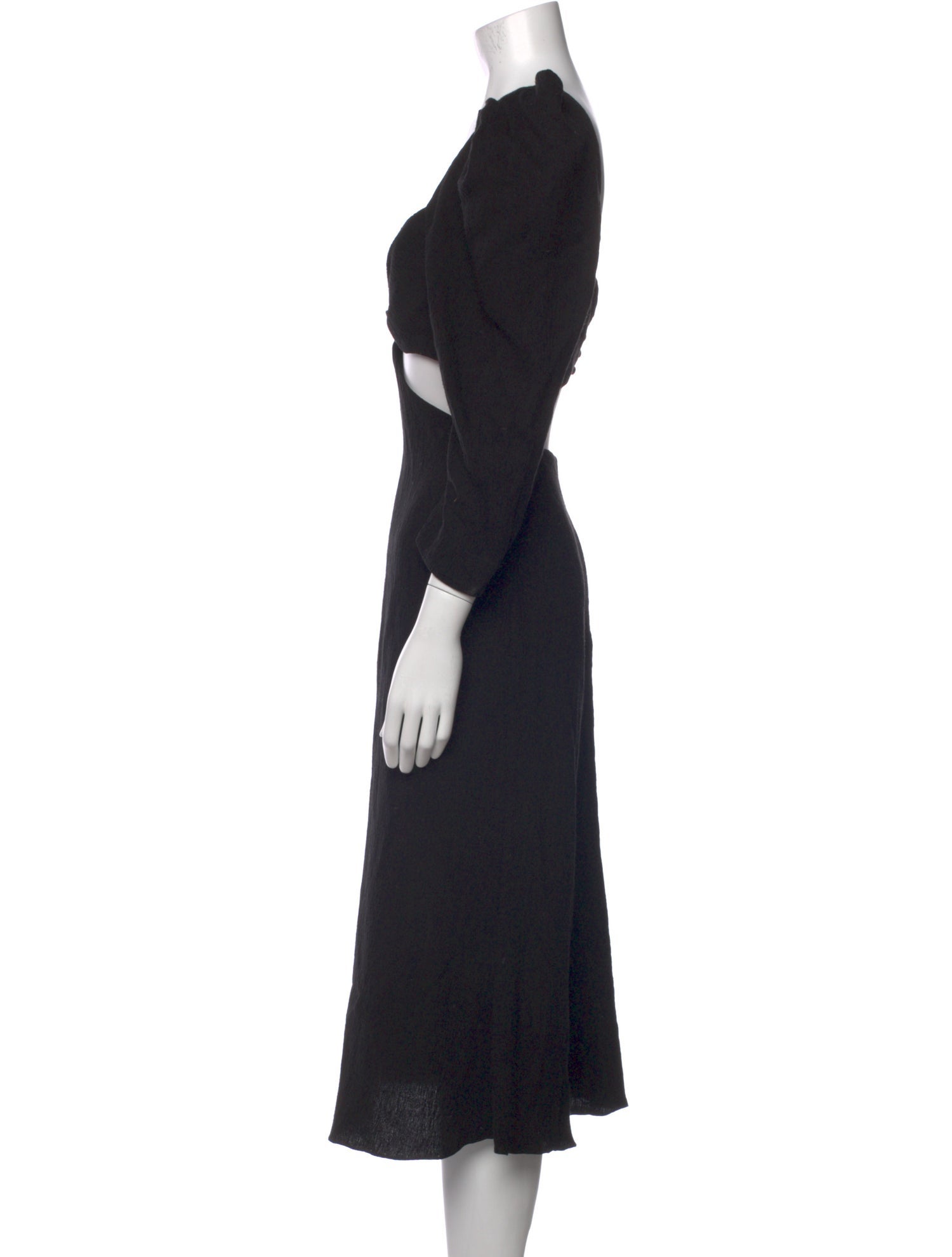 Johanna Ortiz V-Neck Midi Length Dress