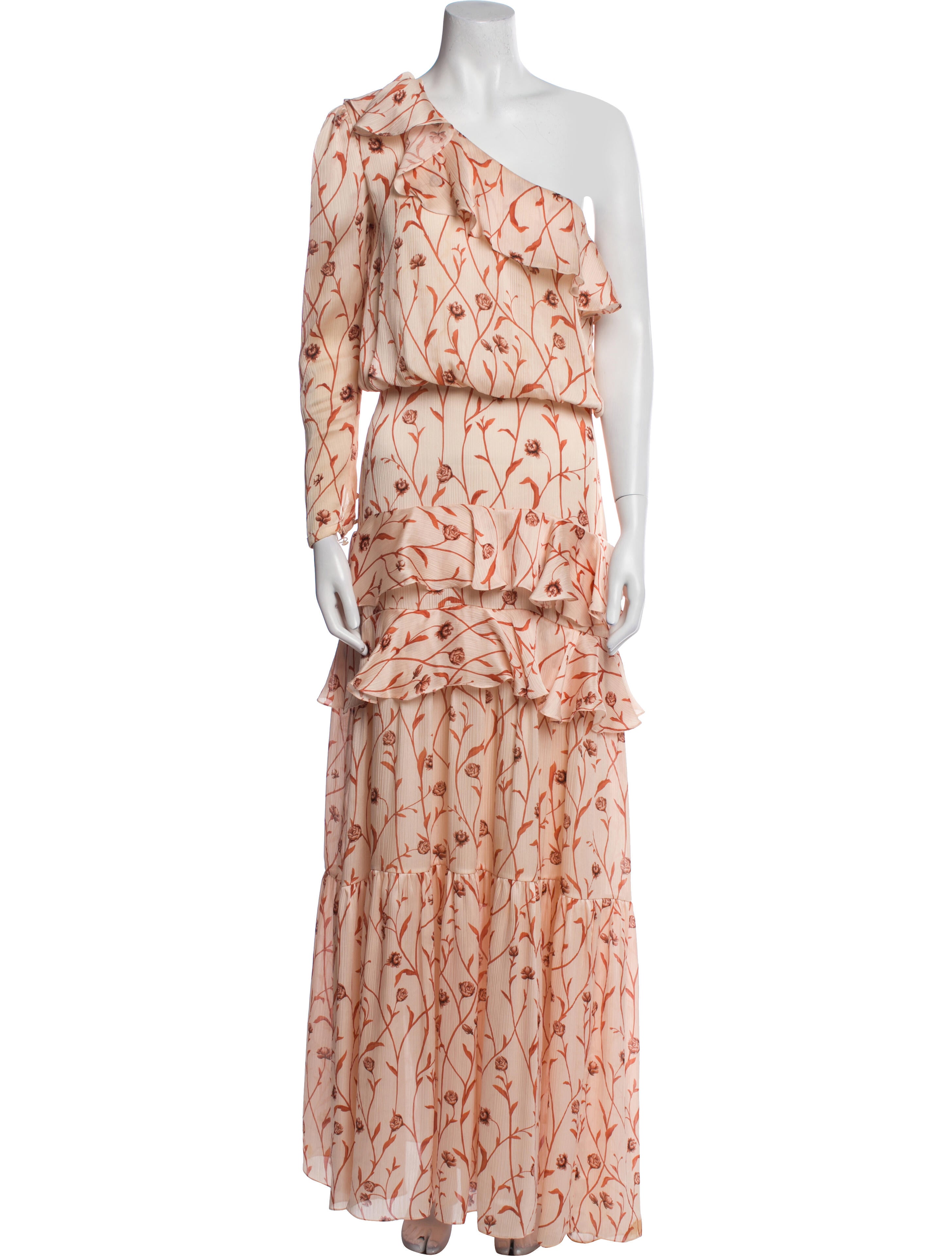 Johanna Ortiz Floral Print Long Dress