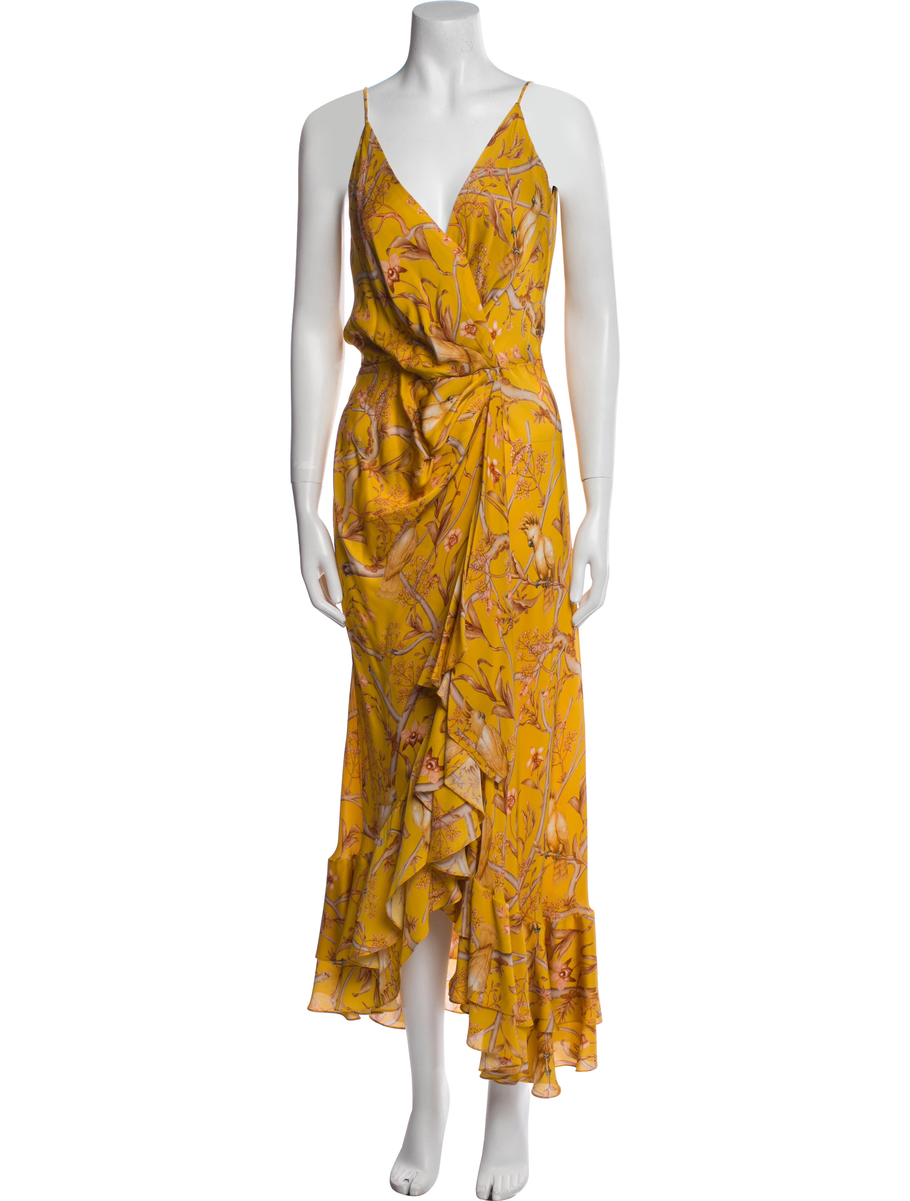 Johanna Ortiz Printed Long Dress