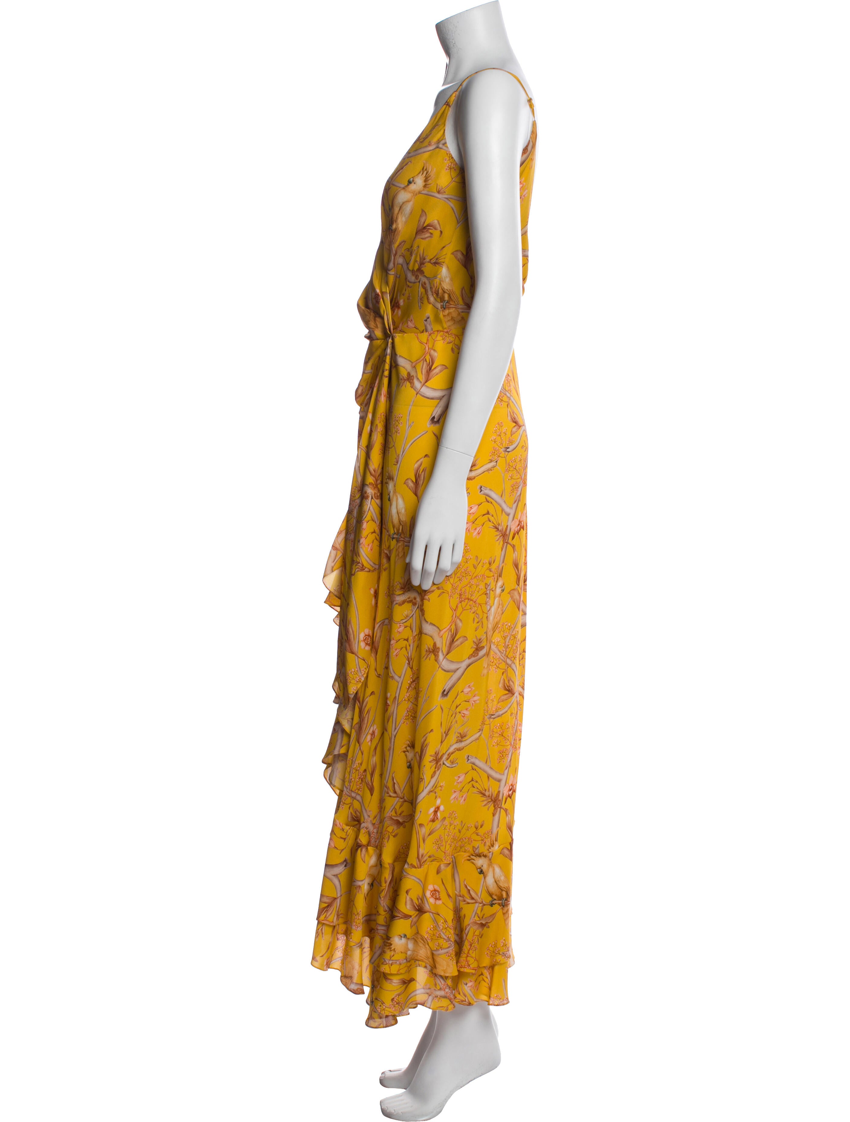 Johanna Ortiz Printed Long Dress