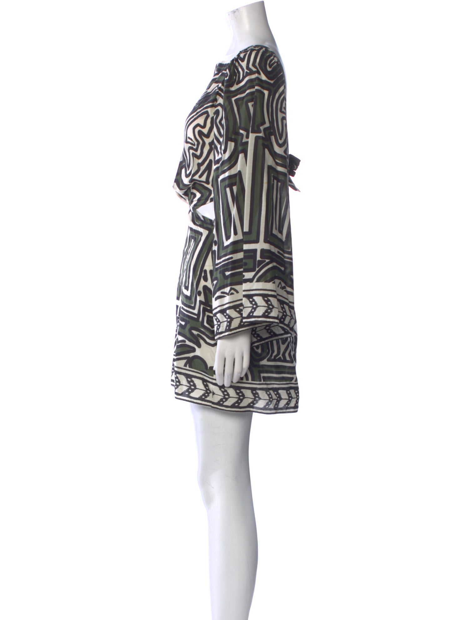 Johanna Ortiz Printed Mini Dress