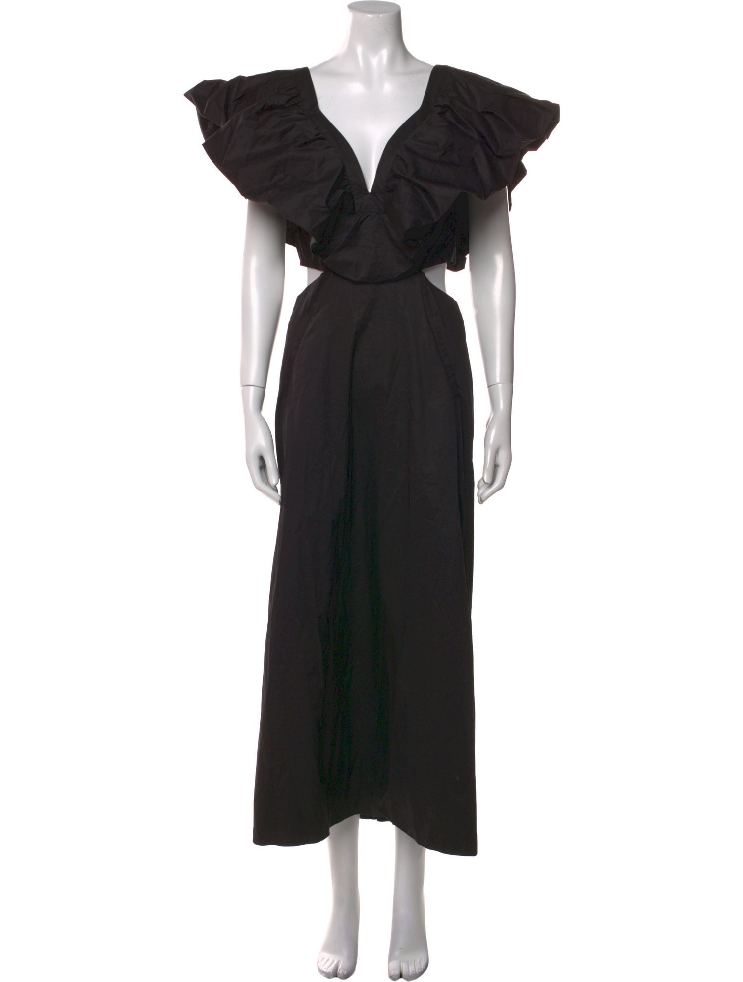 Johanna Ortiz V-Neck Long Dress