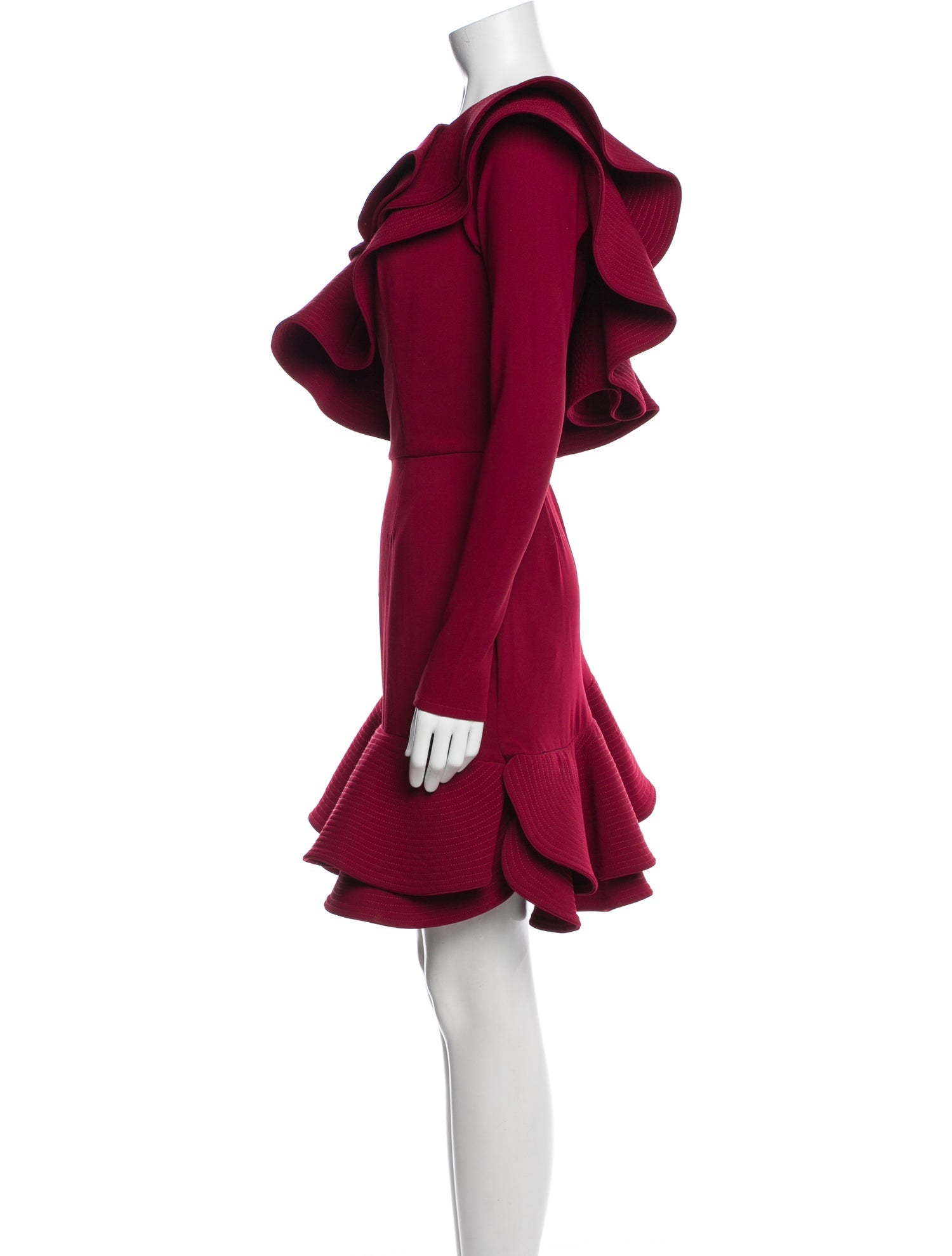 Johanna Ortiz One-Shoulder Mini Dress