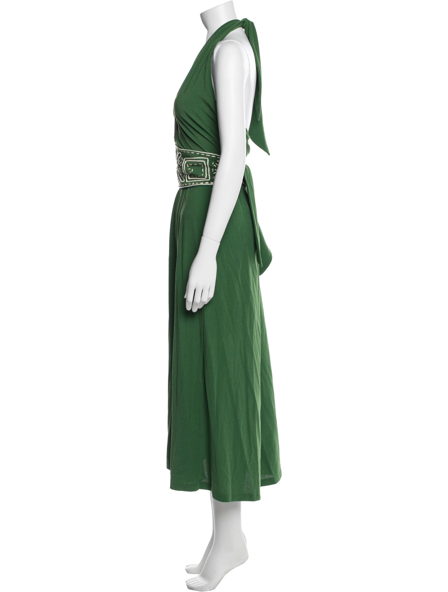 Johanna Ortiz Halterneck Long Dress w/ Tags