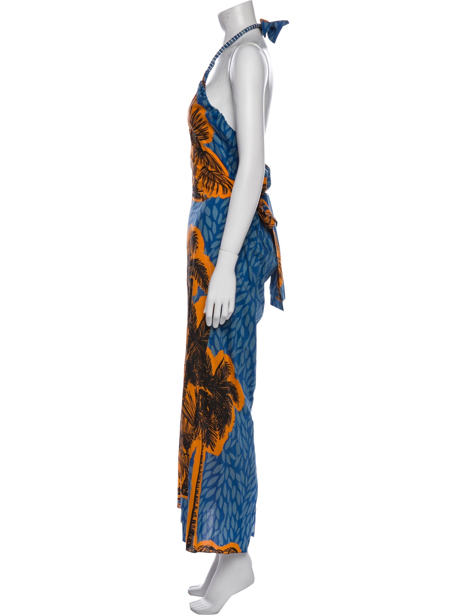 Johanna Ortiz Printed Long Dress