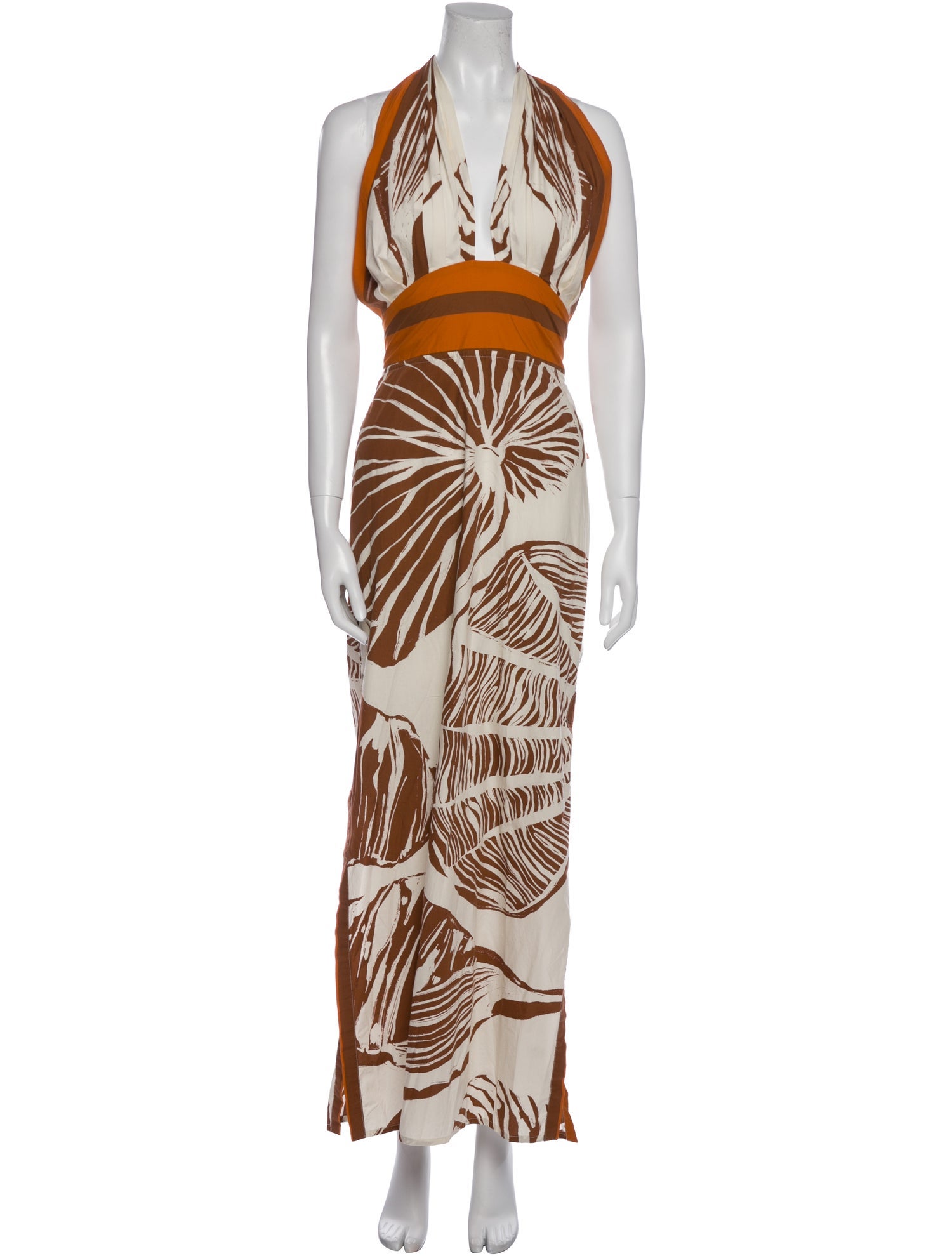 Johanna Ortiz Printed Long Dress