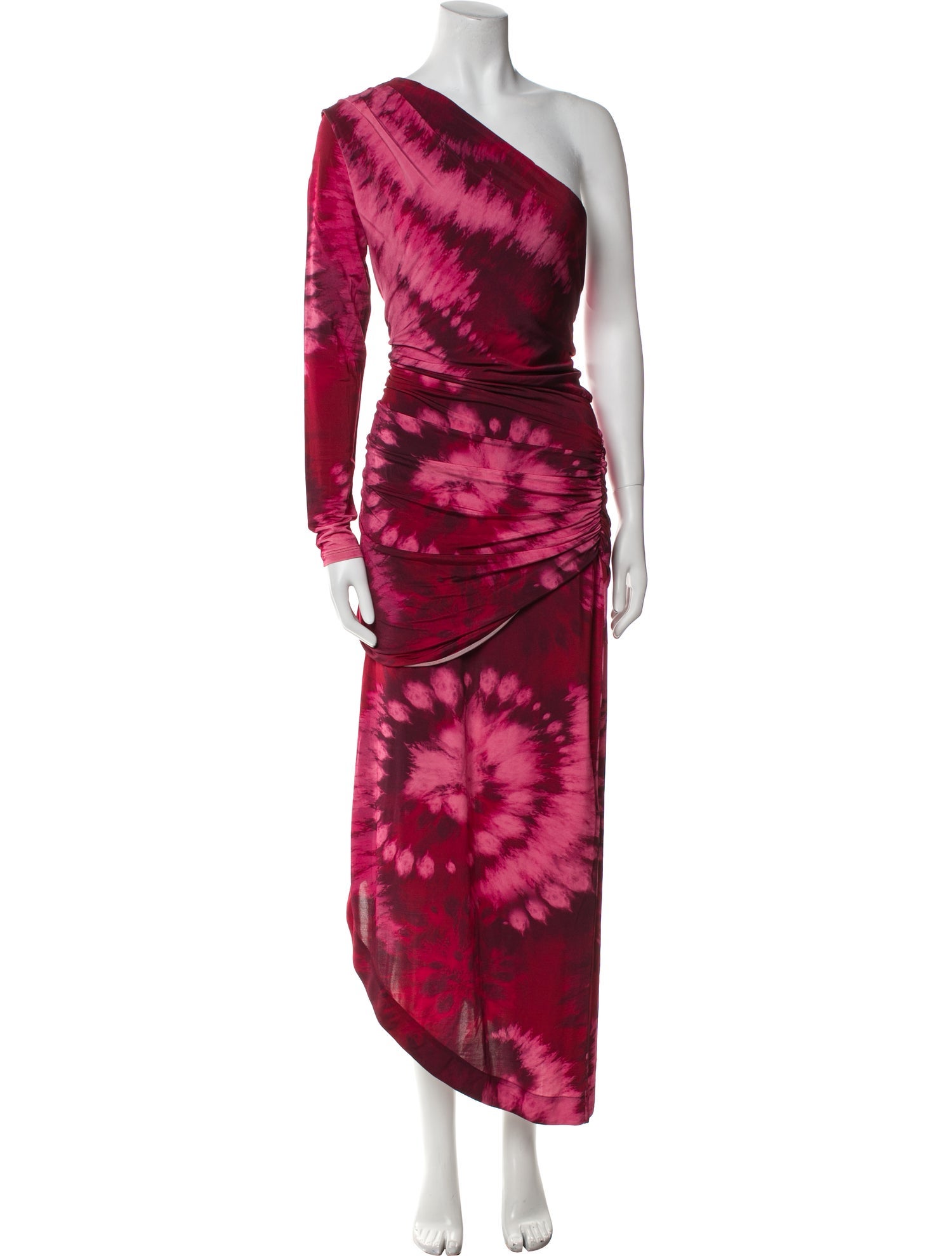 Johanna Ortiz Tie-Dye Print Long Dress