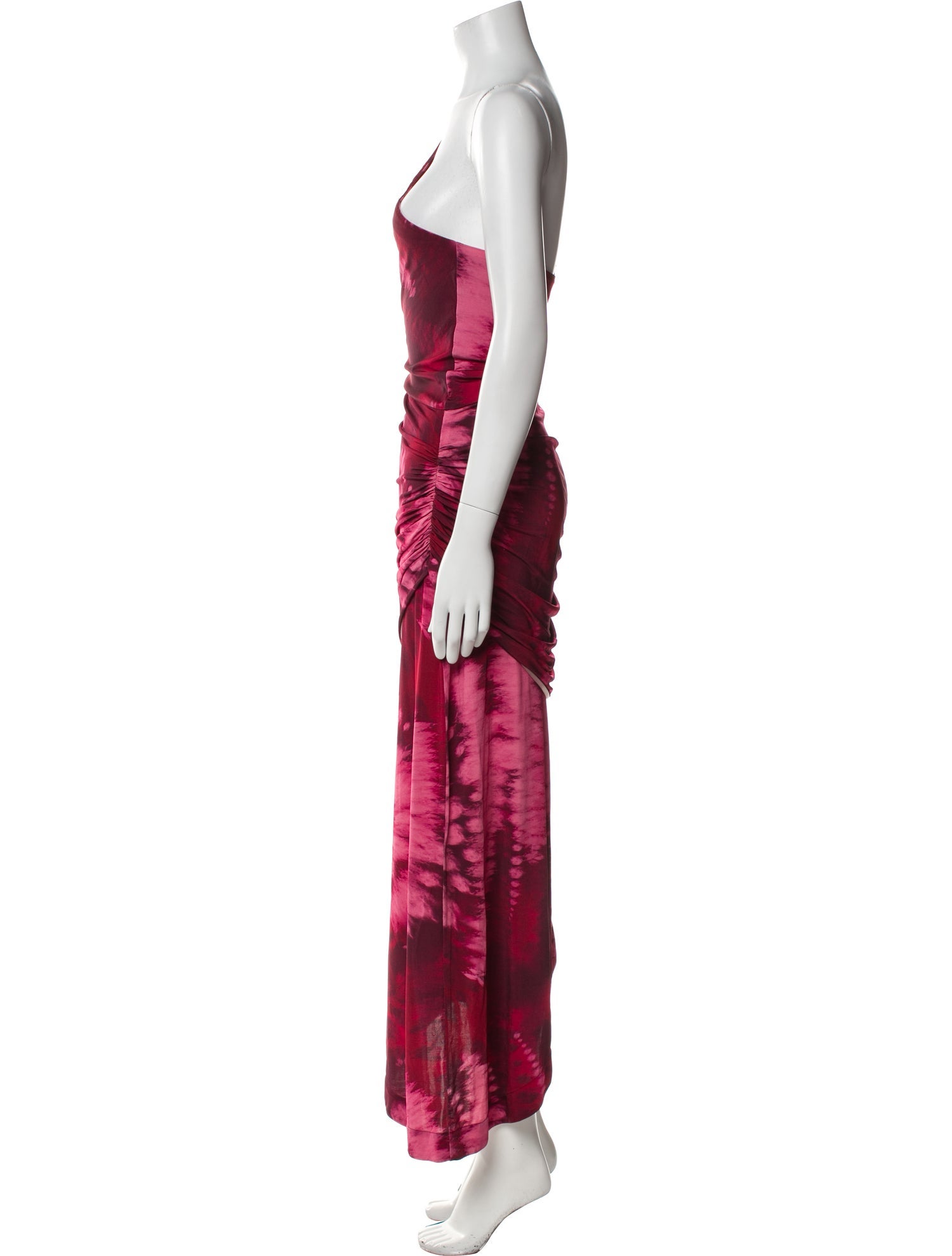 Johanna Ortiz Tie-Dye Print Long Dress