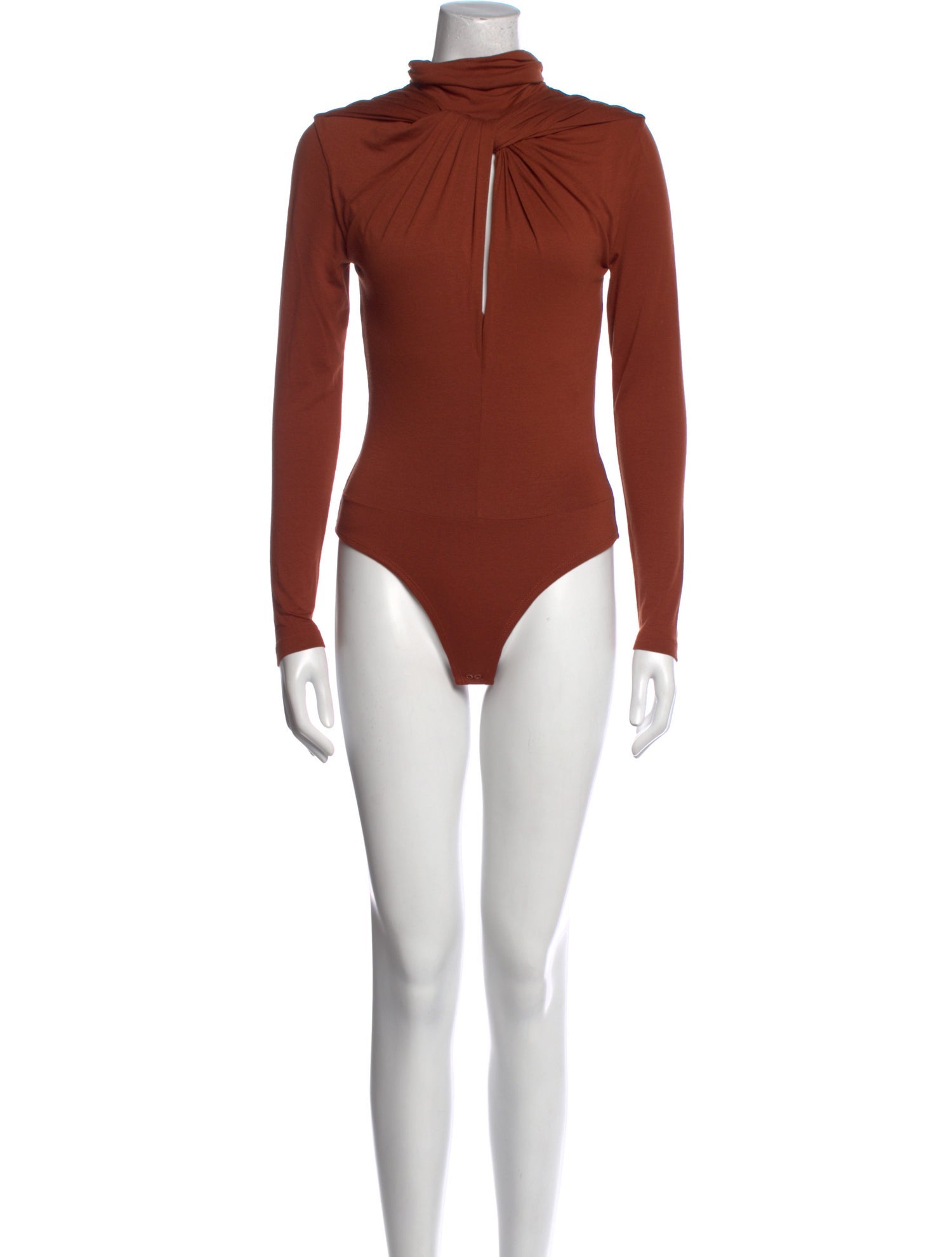 Johanna Ortiz Mock Neck Long Sleeve Bodysuit
