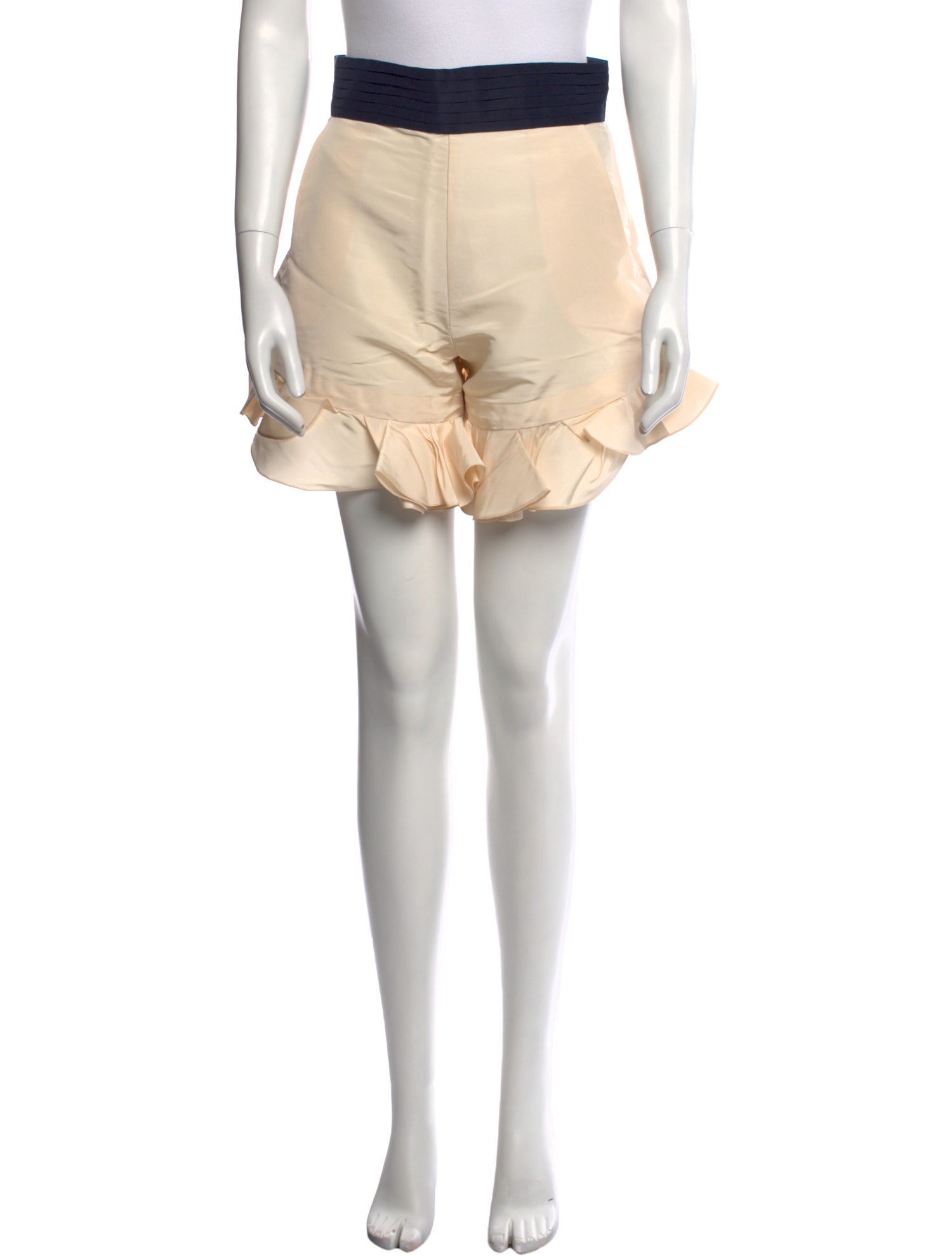 Johanna Ortiz Silk Mini Shorts
