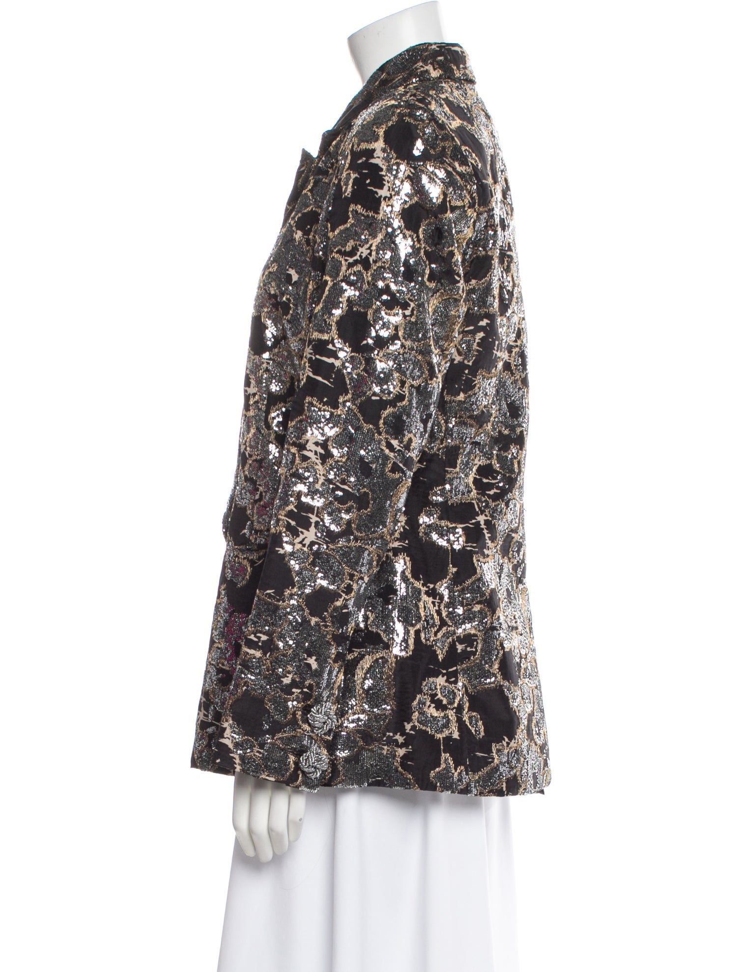 Johanna Ortiz Floral Print Blazer