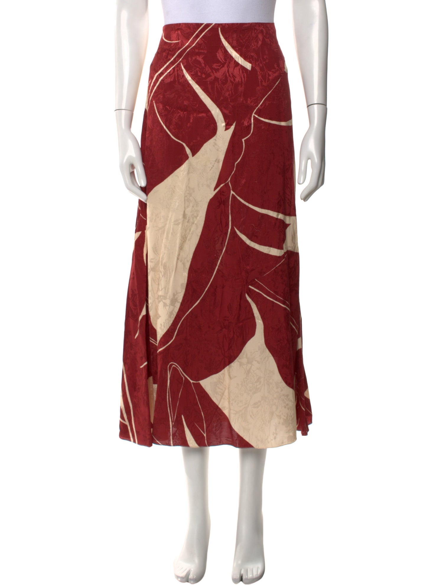 Johanna Ortiz Printed Midi Length Skirt