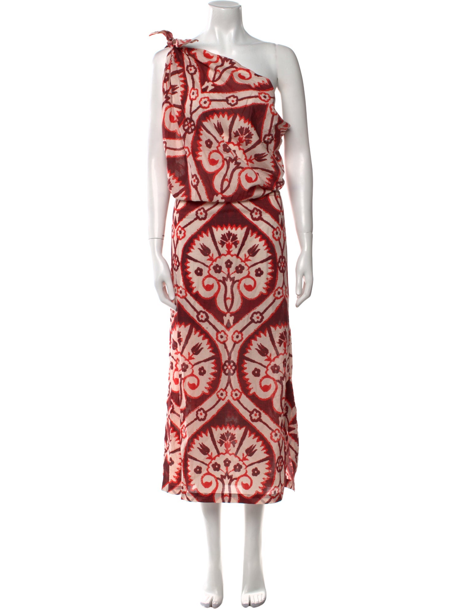 Johanna Ortiz Printed Long Dress