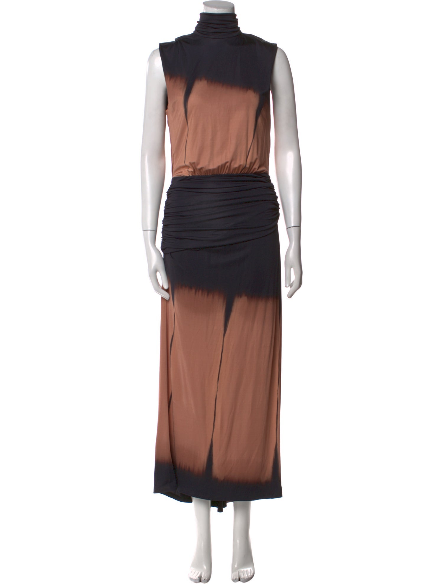 Johanna Ortiz Colorblock Pattern Long Dress