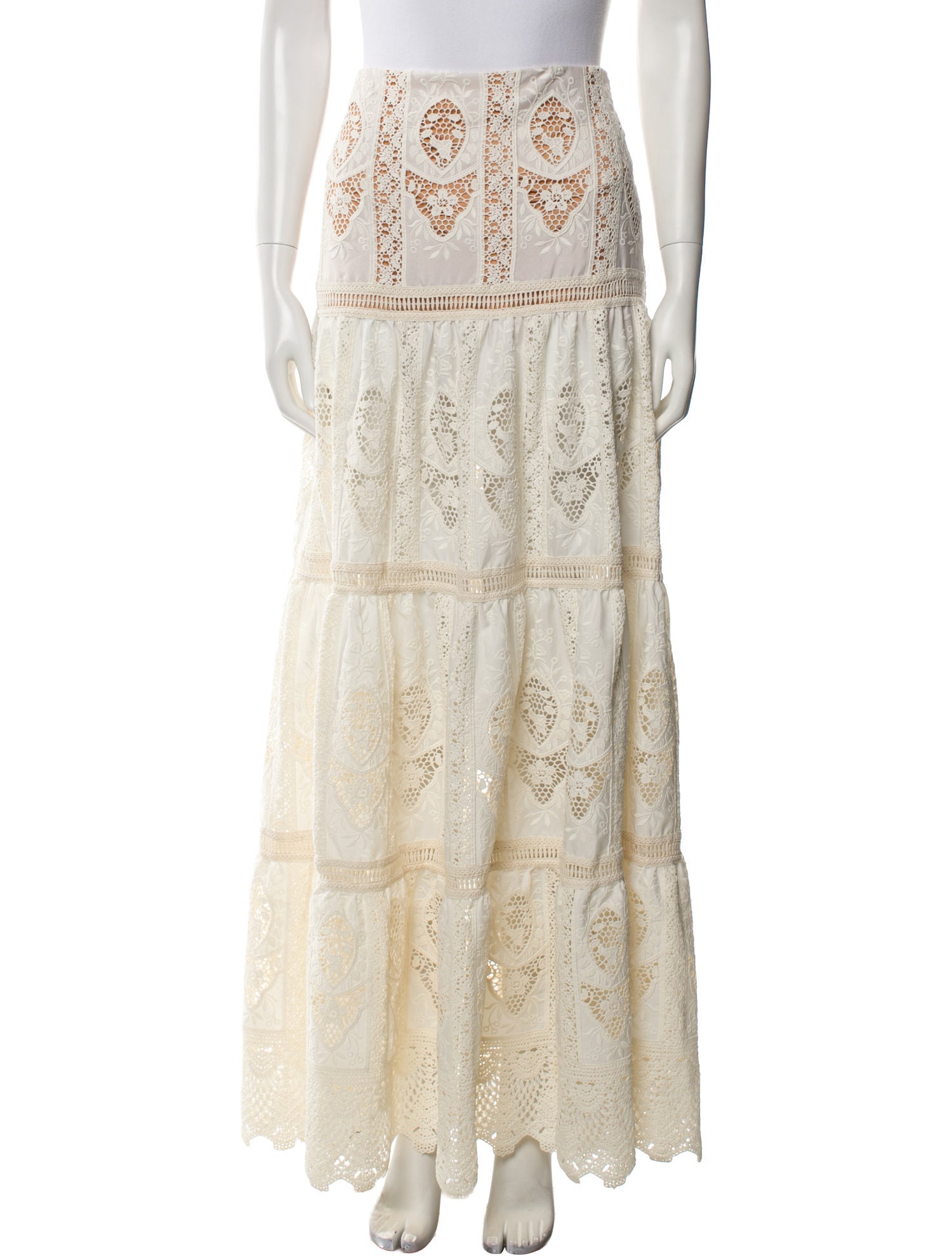 Johanna Ortiz Paisley Print Long Skirt w/ Tags