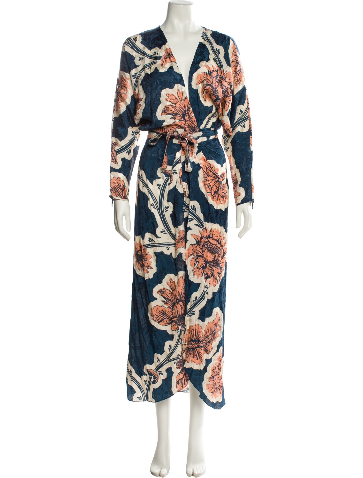 Johanna Ortiz Floral Print Long Dress