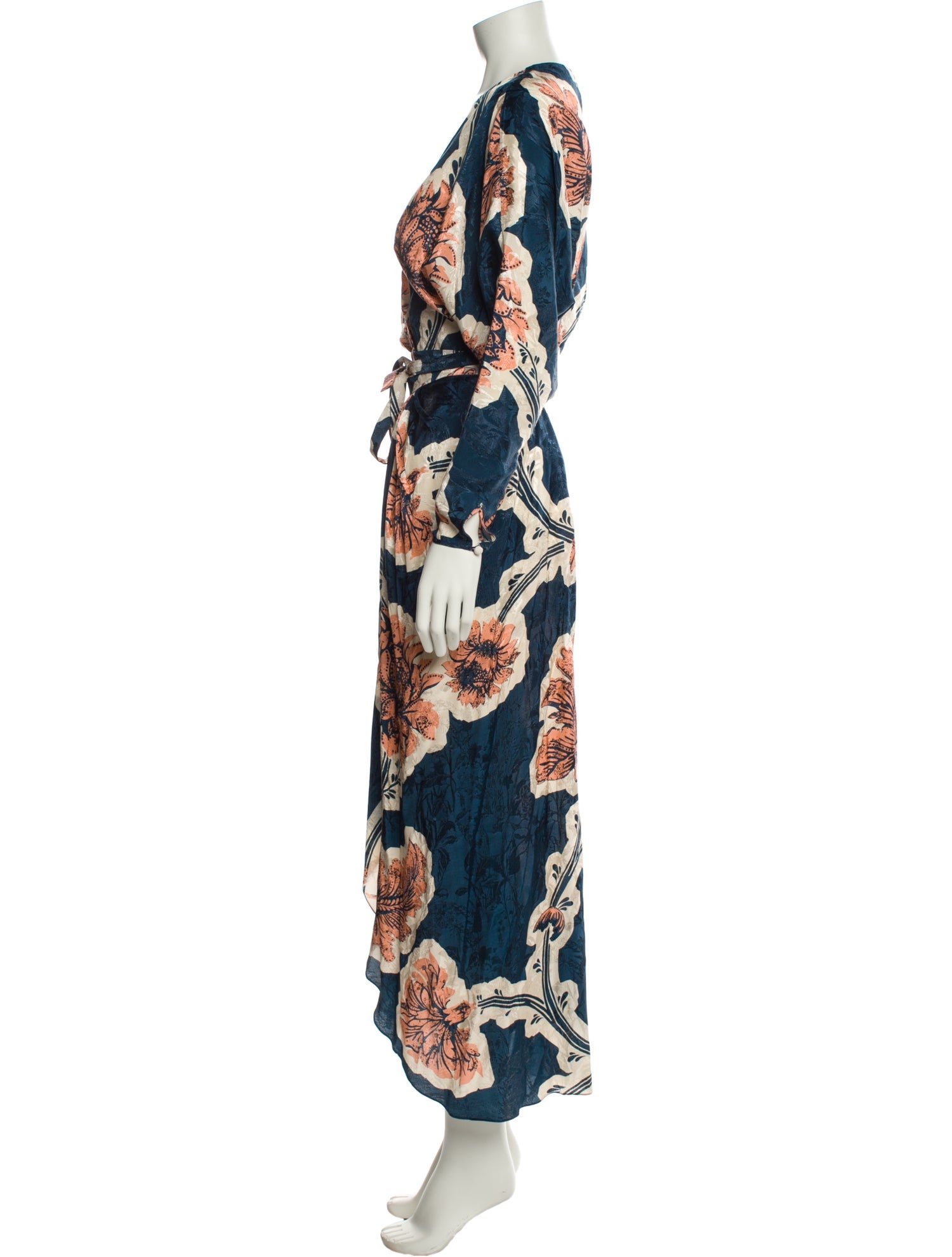 Johanna Ortiz Floral Print Long Dress