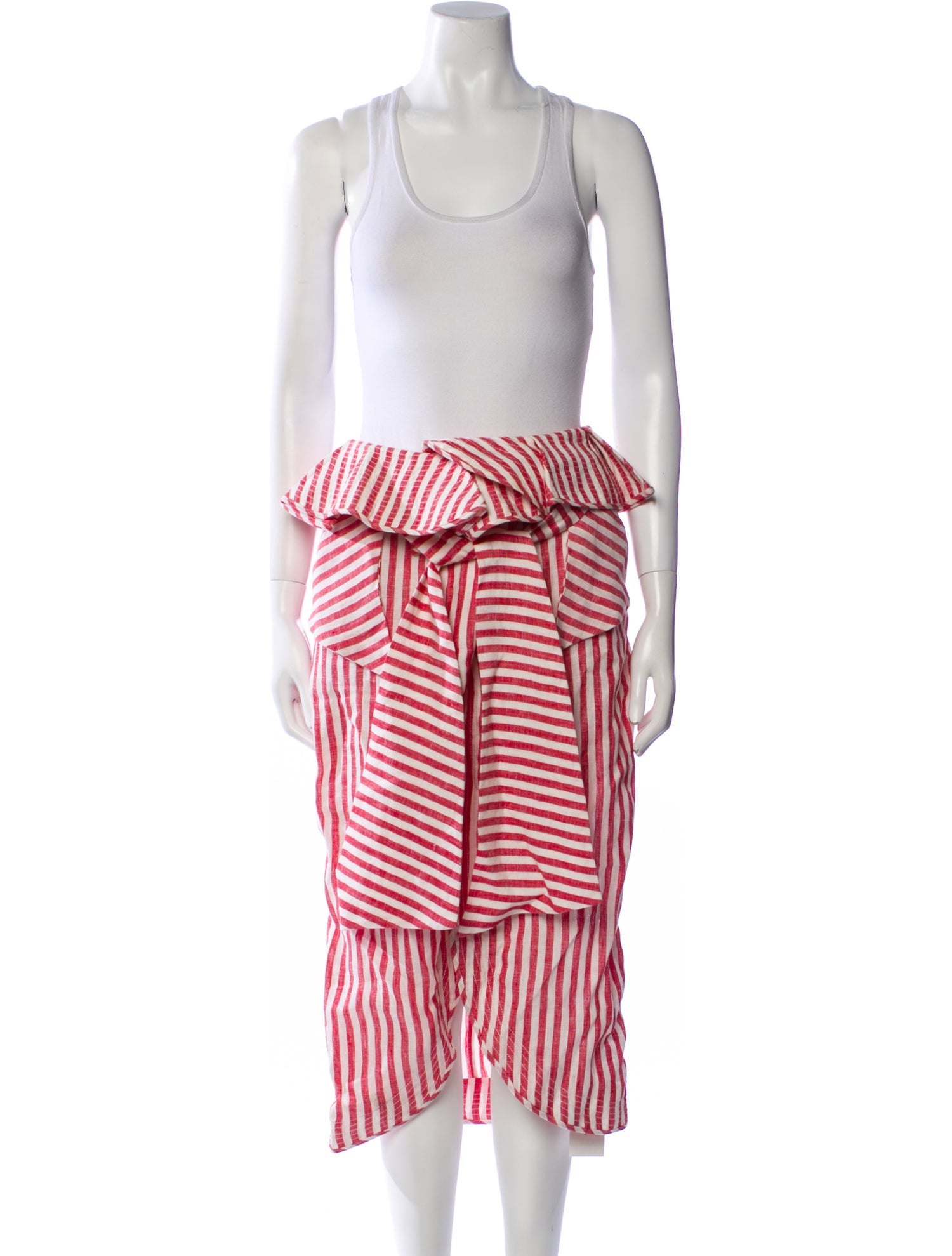 Johanna Ortiz Linen Midi Length Skirt