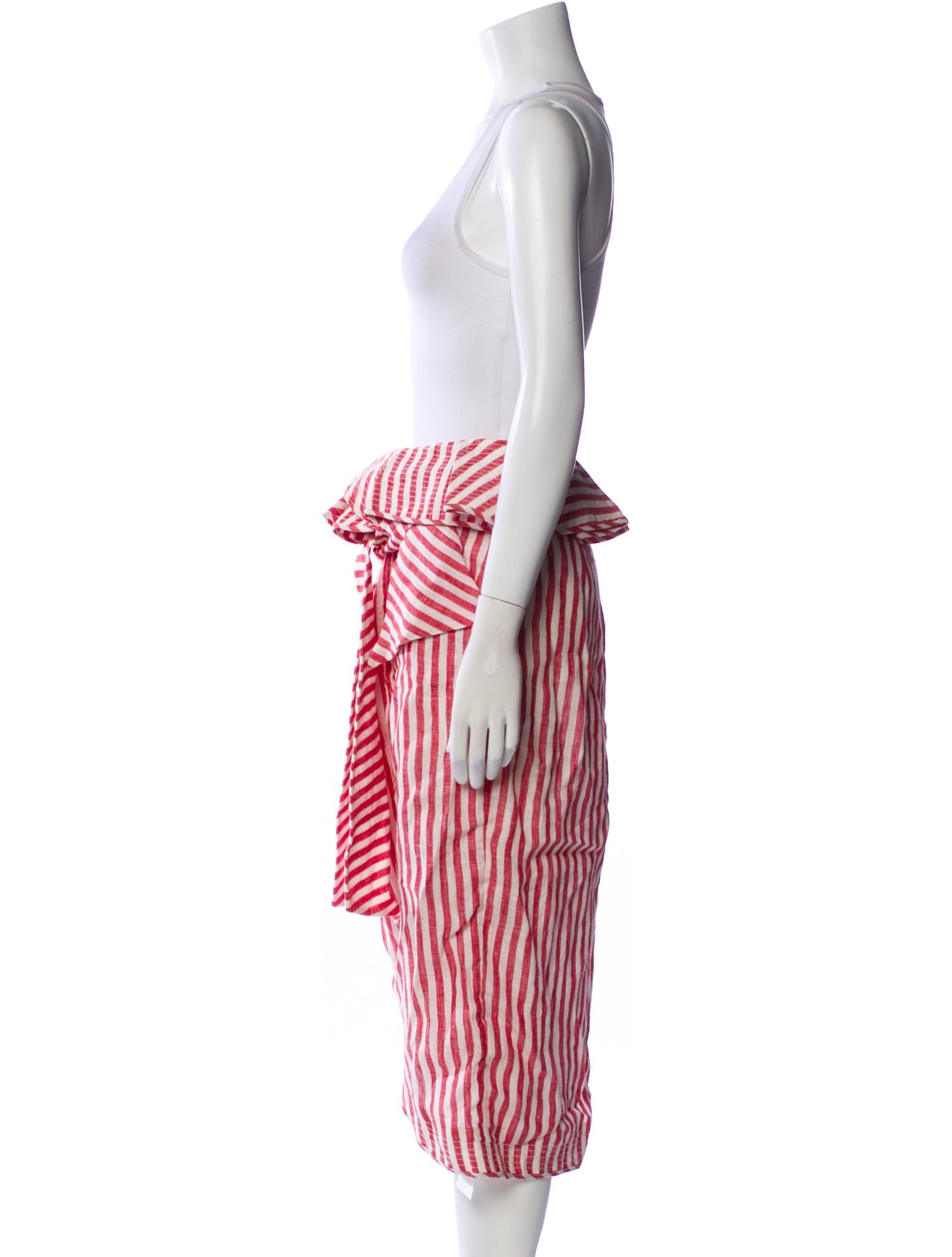 Johanna Ortiz Linen Midi Length Skirt