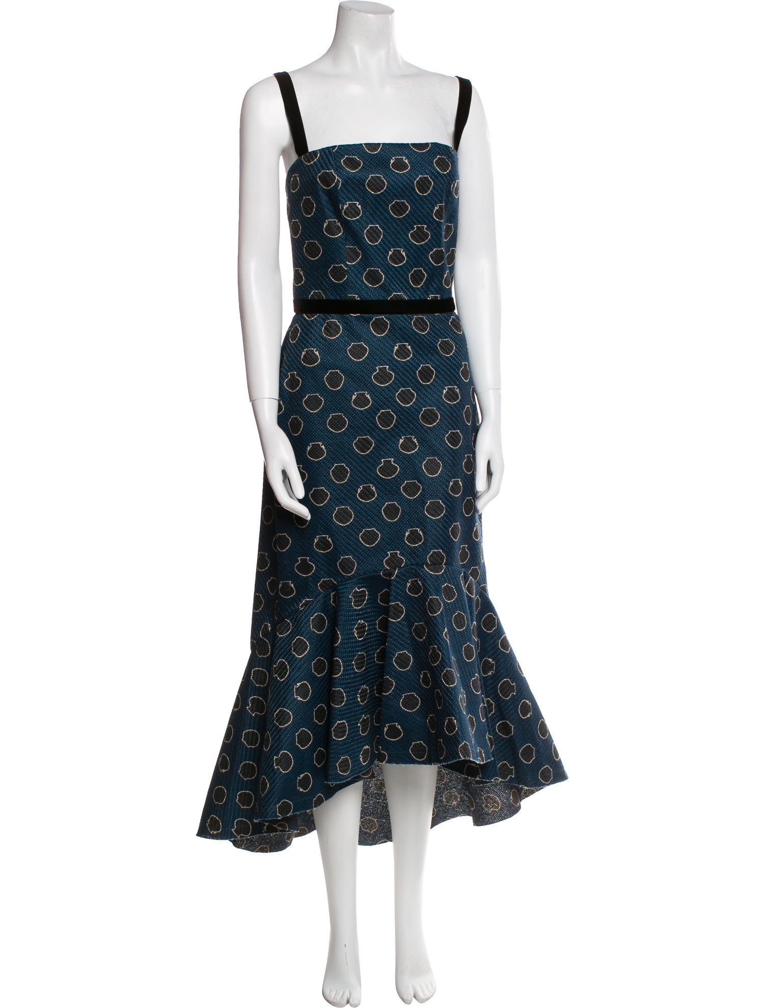 Johanna Ortiz Printed Long Dress w/ Tags