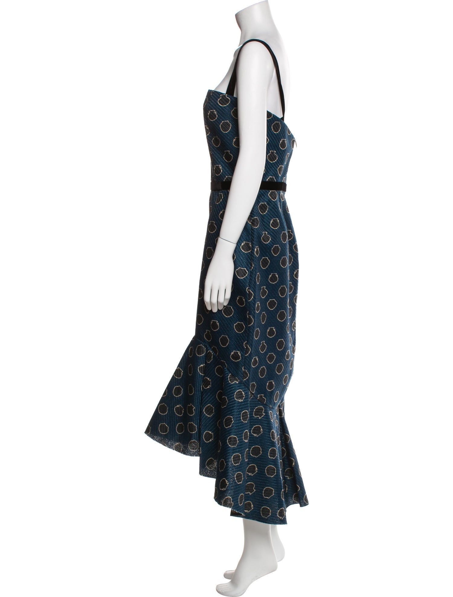 Johanna Ortiz Printed Long Dress w/ Tags