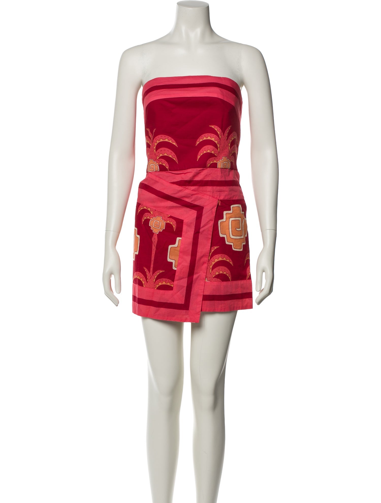 Johanna Ortiz Printed Mini Dress w/ Tags