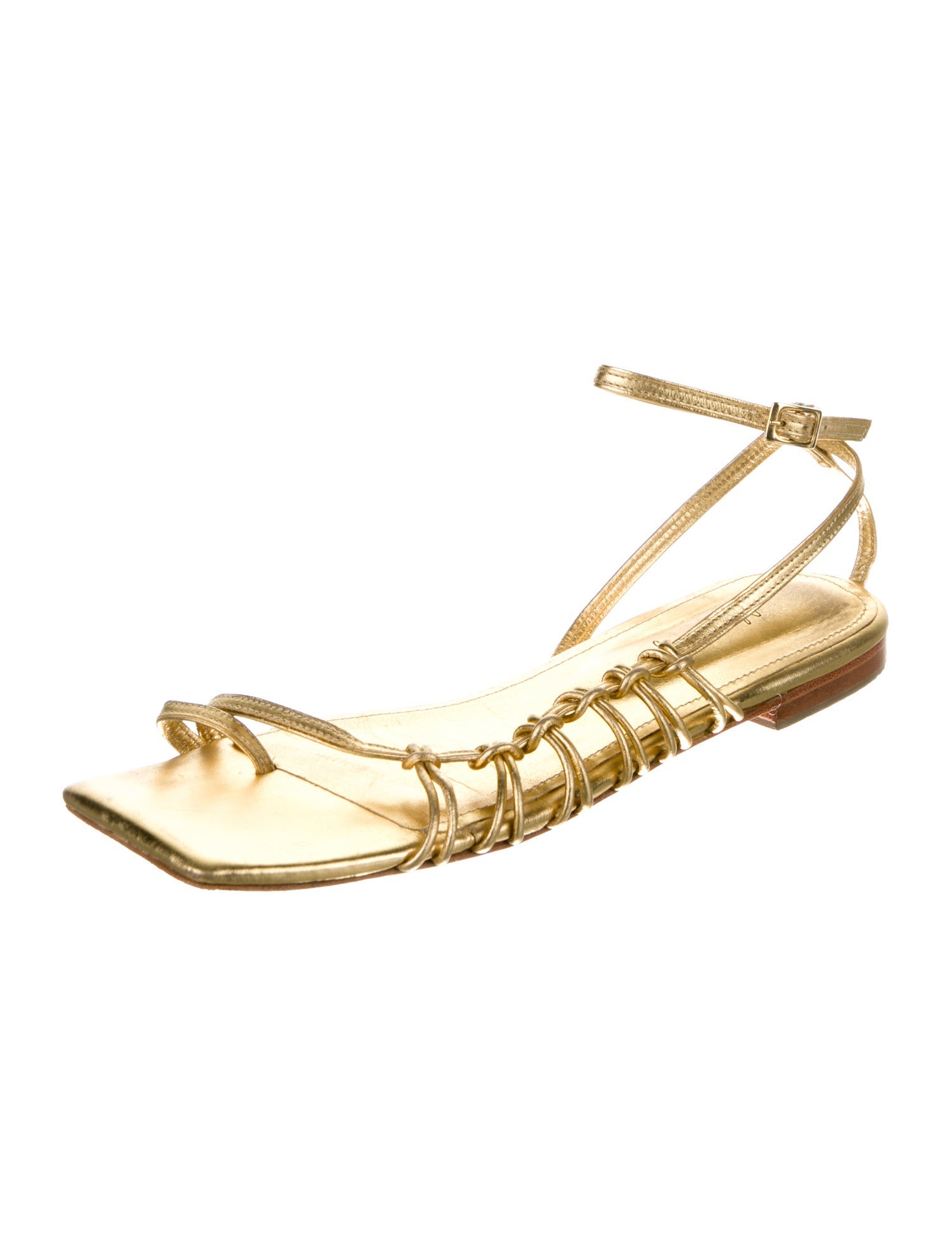 Johanna Ortiz Leather Gladiator Sandals