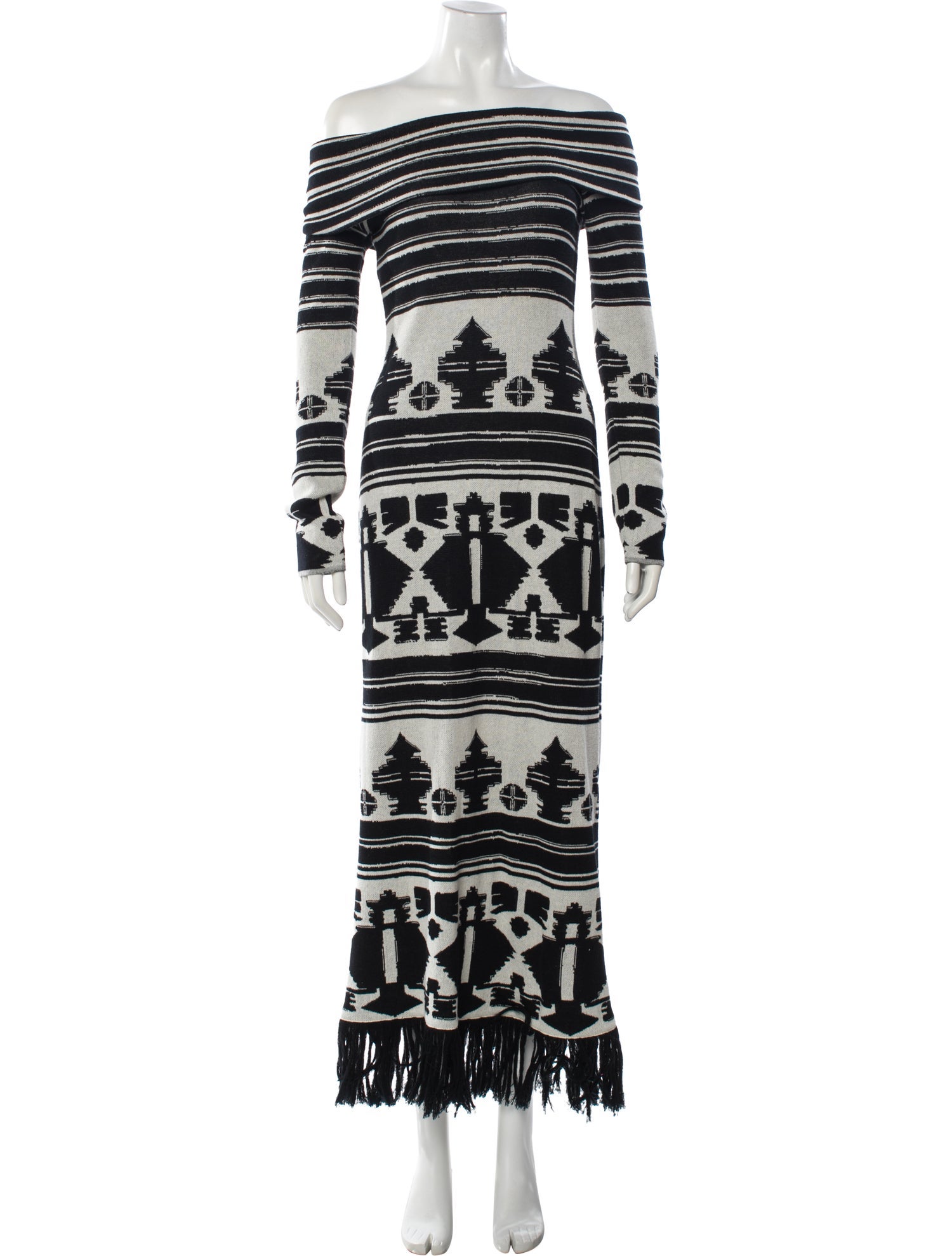 Johanna Ortiz Printed Midi Length Dress