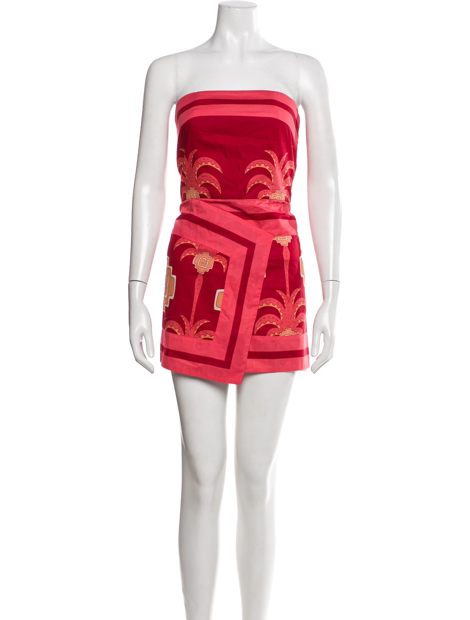 Johanna Ortiz Printed Mini Dress