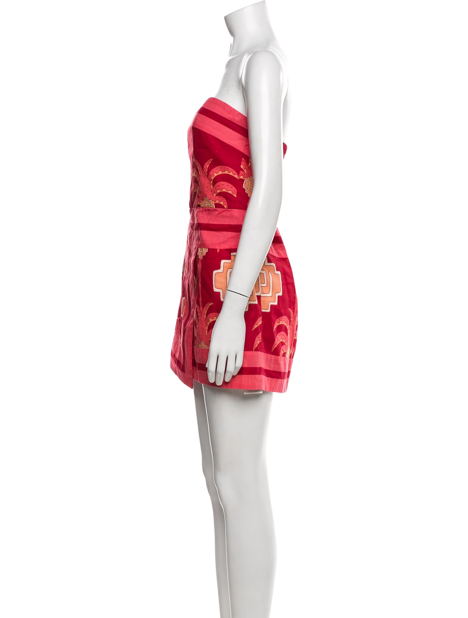 Johanna Ortiz Printed Mini Dress