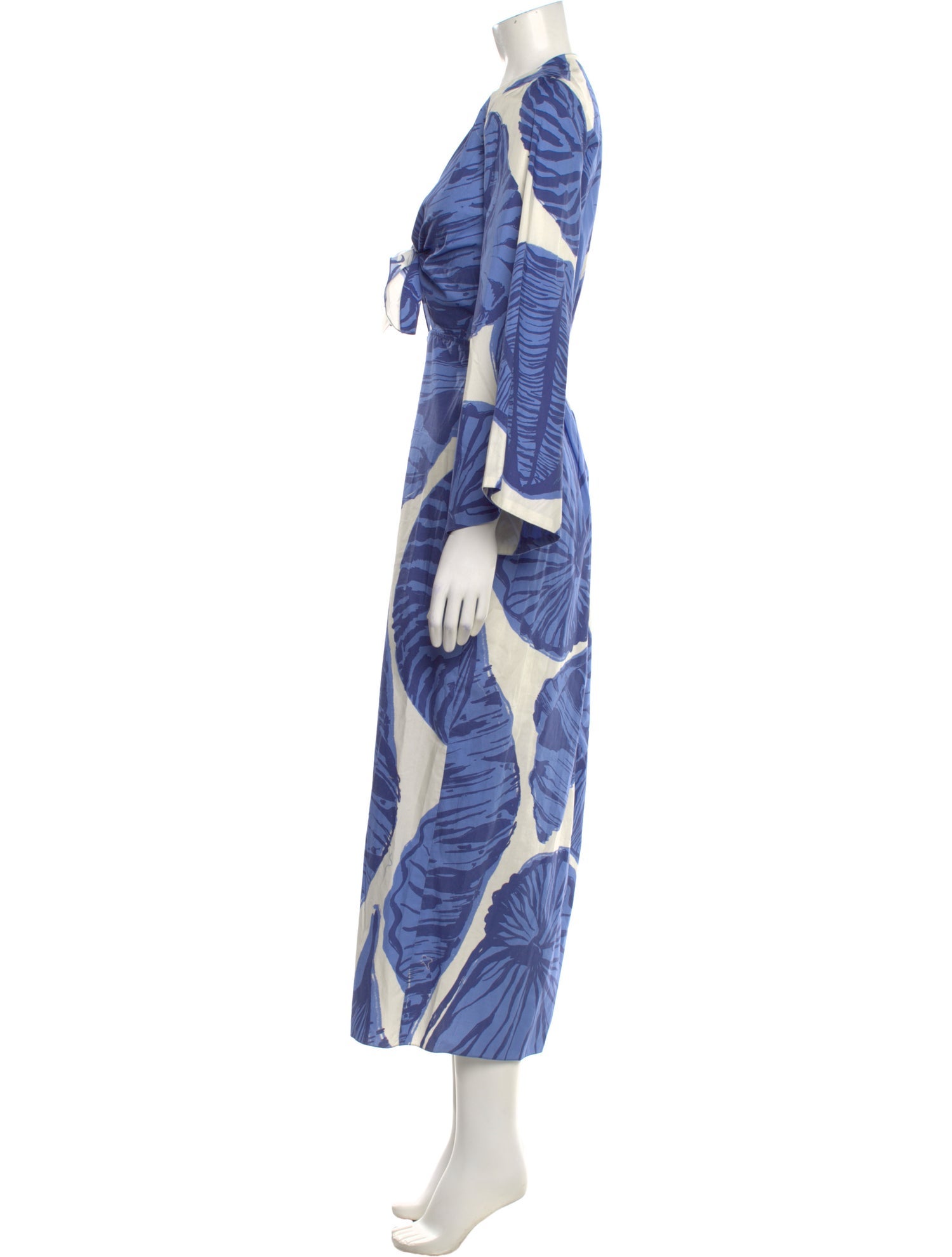 Johanna Ortiz Printed Long Dress
