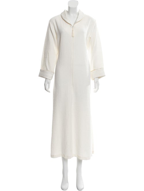 Oscar de la Renta Textured Maxi Dress