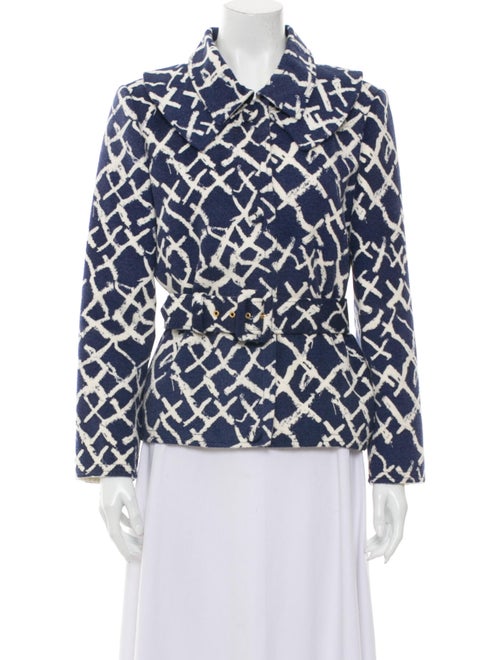 Oscar de la Renta 2011 Printed Blazer