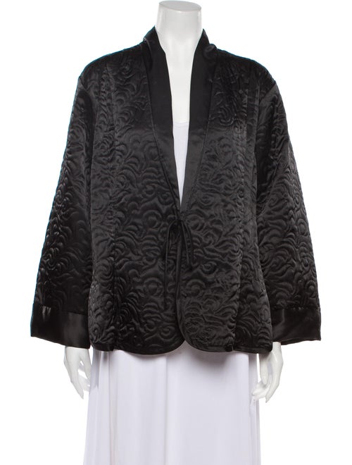 Oscar de la Renta Robe Black