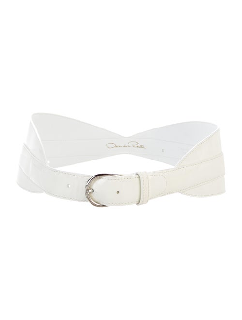 Oscar de la Renta Patent Leather Waist Belt