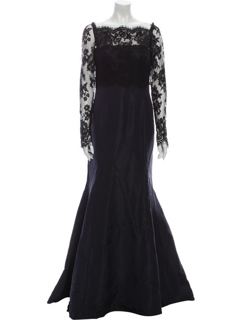 Oscar de la Renta 2016 Long Dress Blue
