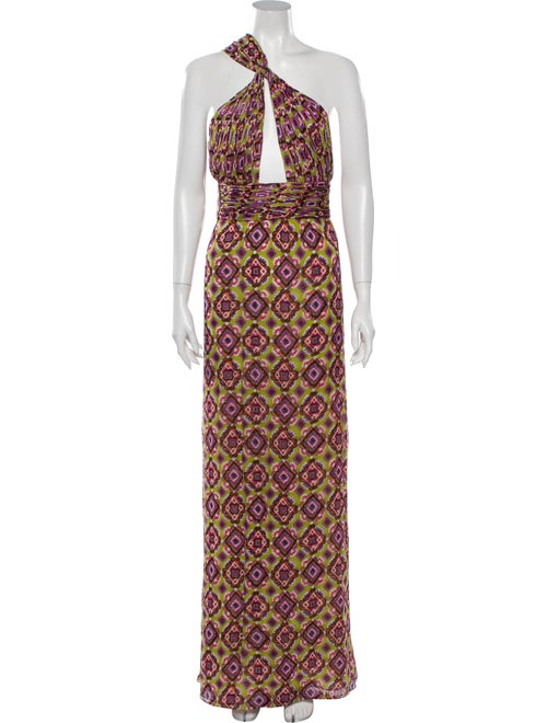 Oscar de la Renta 2006 Long Dress Green